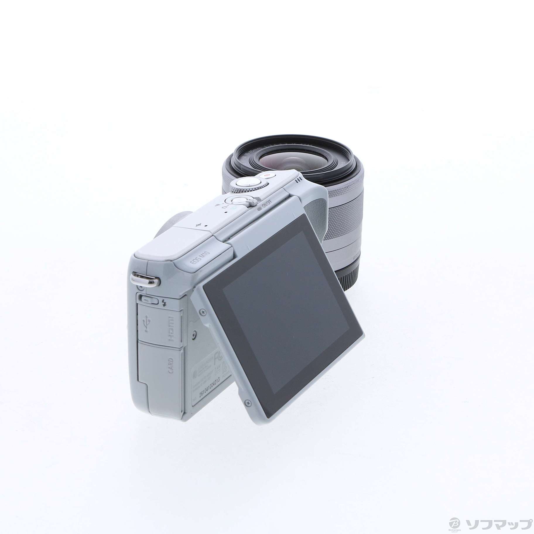 中古】EOS M10 EF-M 15-45 レンズキット GY (1800万画素／SDXC／グレー