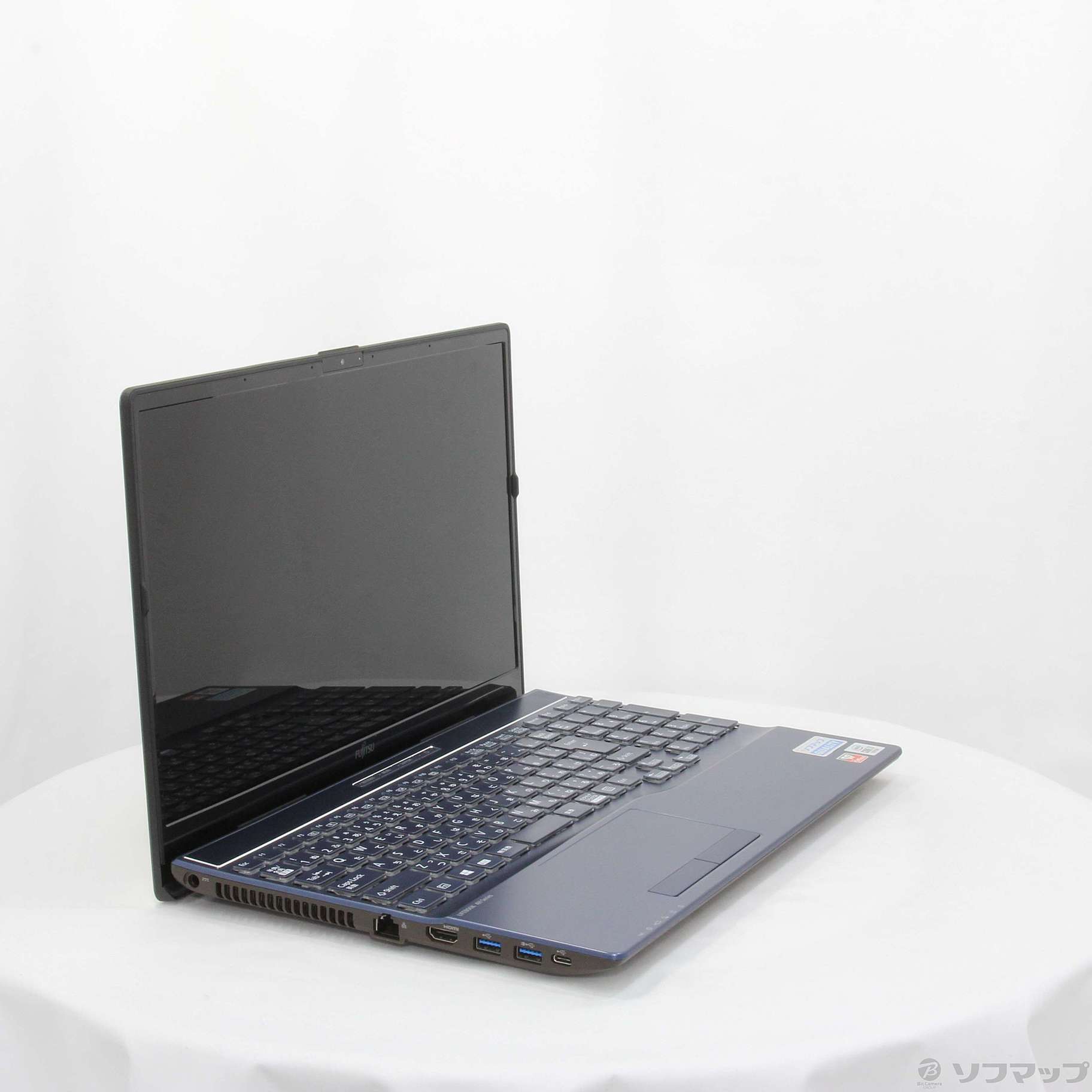 中古】LIFEBOOK AH77／E2 FMVA77E2L メタリックブルー 〔Windows 10