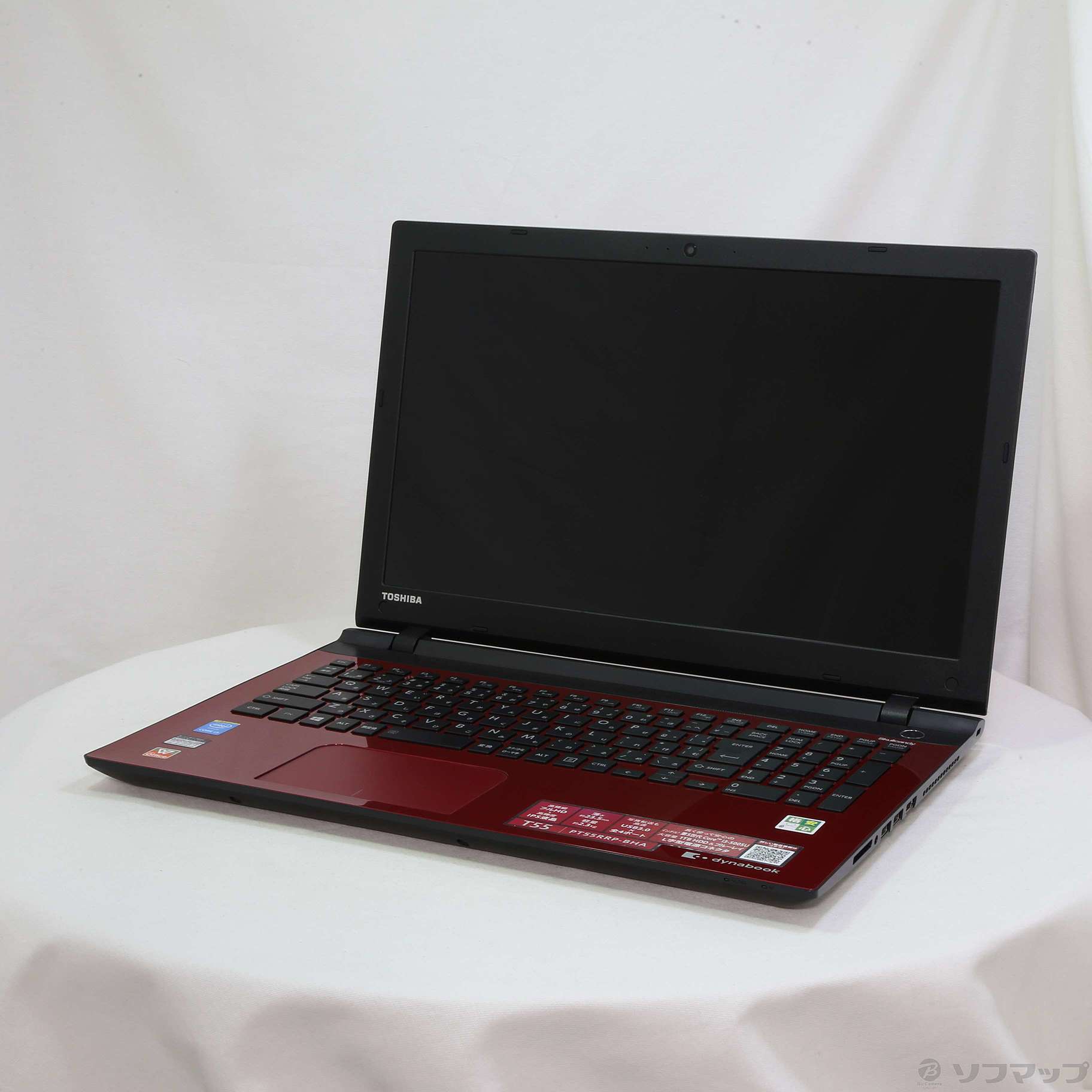 中古】格安安心パソコン dynabook T55／RR PT55RRP-BHA モデナ