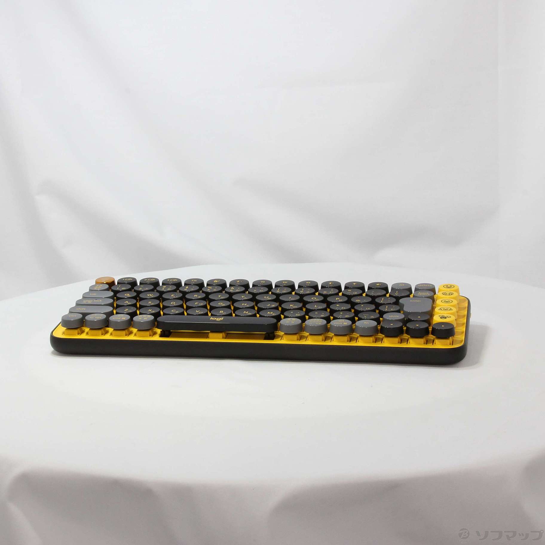 中古】K730YL POP KEYS メカニカルワイヤレスキーボード イエロー