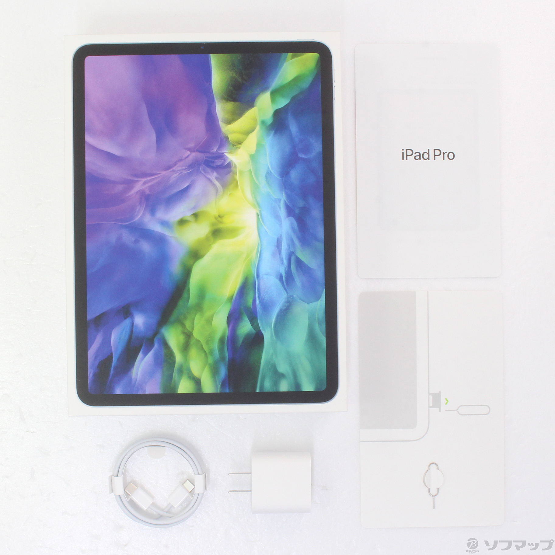 中古】iPad Pro 11インチ 第2世代 128GB シルバー MY2W2J／A SIMフリー