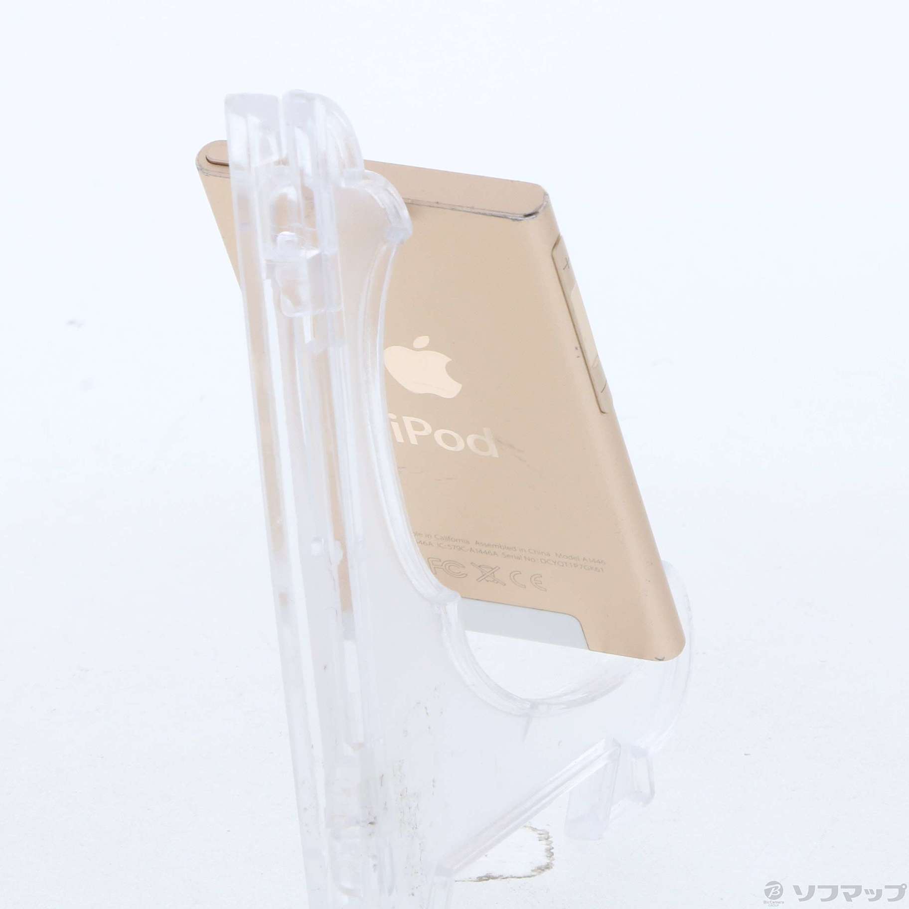 中古】iPod nano第7世代 メモリ16GB ゴールド MKMX2J／A