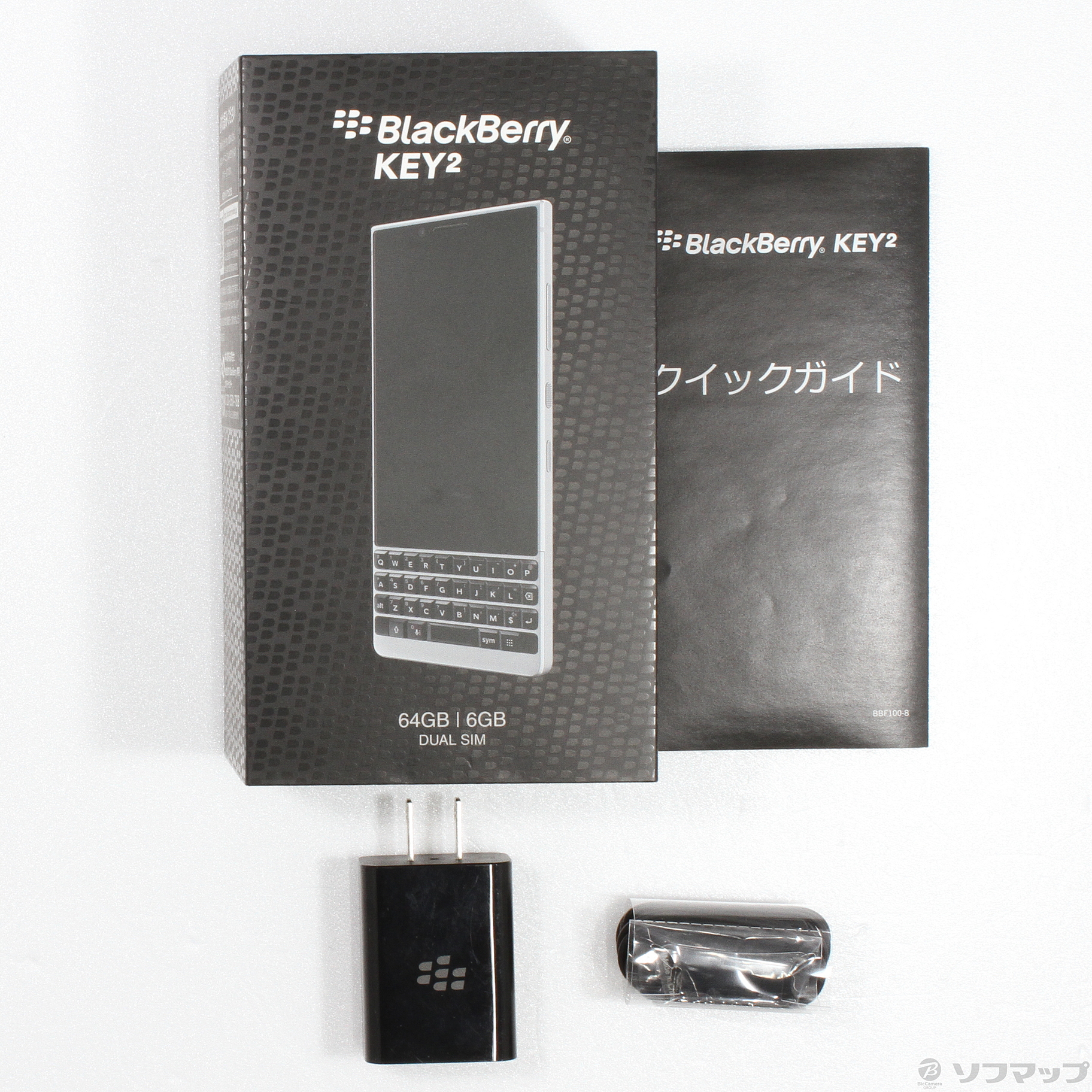 BlackBerry KEY2 64GB シルバー BBF-100-8 SIMフリー ◇09/11(日)値下げ！