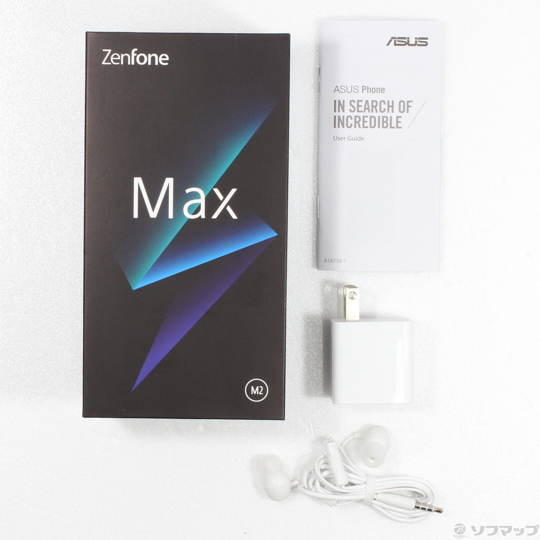中古】ZenFone Max M2 32GB ミッドナイトブラック ZB633KL-BK32S4 SIM