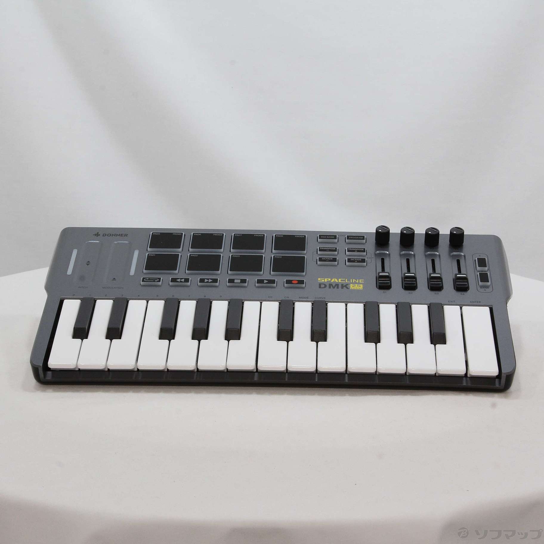 Donner USB ぶ厚 MIDI キーボード コントローラー 25鍵 ベロシティ対