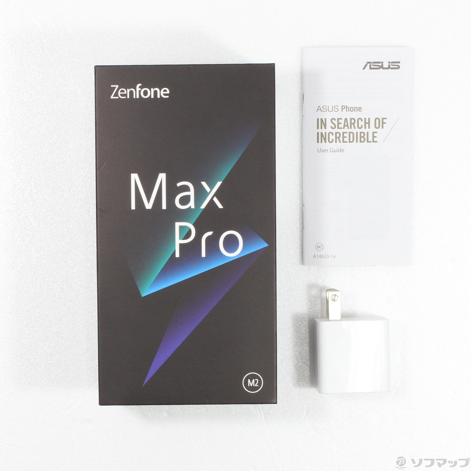 中古】ZenFone Max Pro M2 64GB コズミックチタニウム ZB631KL-TI64S4