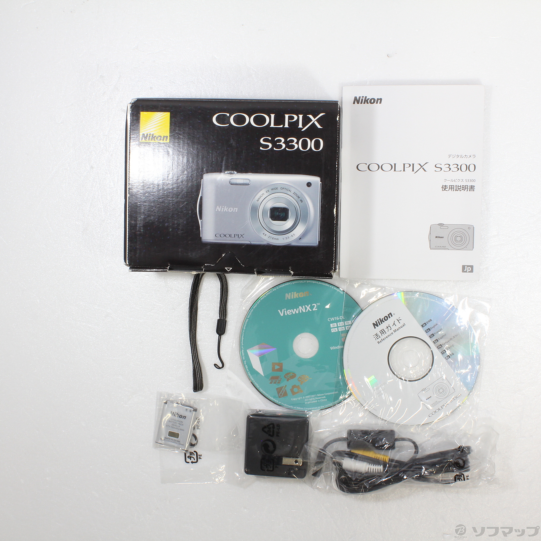 COOLPIX S3300 SL (1600万画素／6倍／クリスタルシルバー)