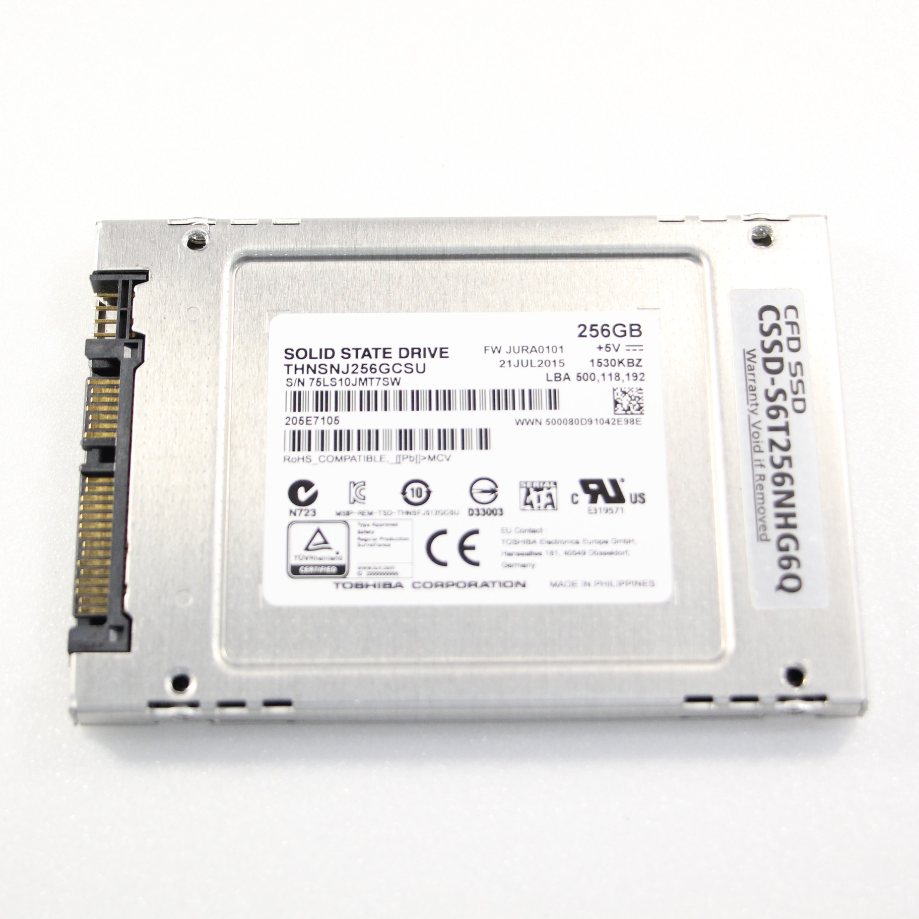 CFD SSD 256GB CSSD-S6T256NHG6Q 2.5インチ