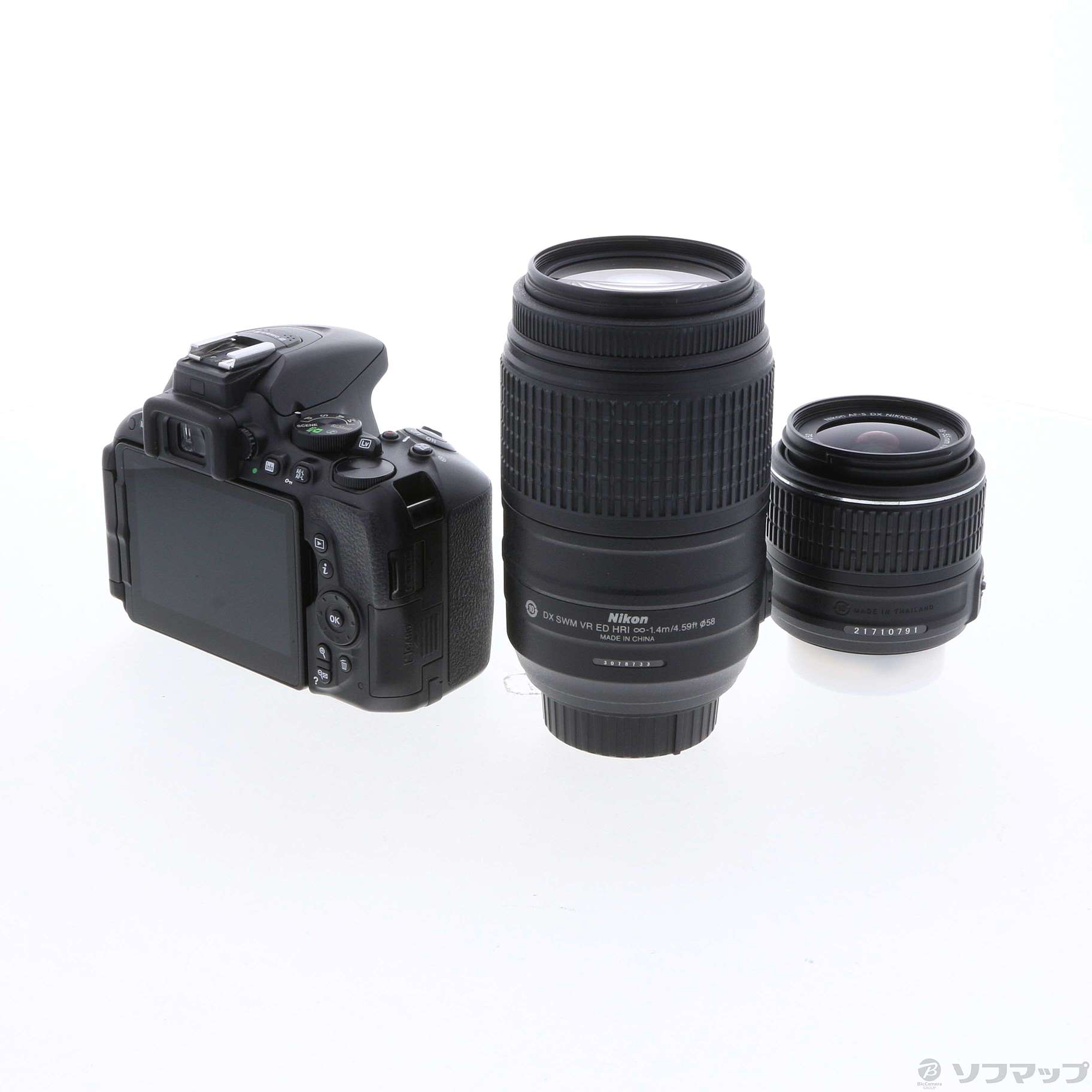 中古】NIKON D5500 ダブルズームキット ブラック ◇03/31(木)値下げ