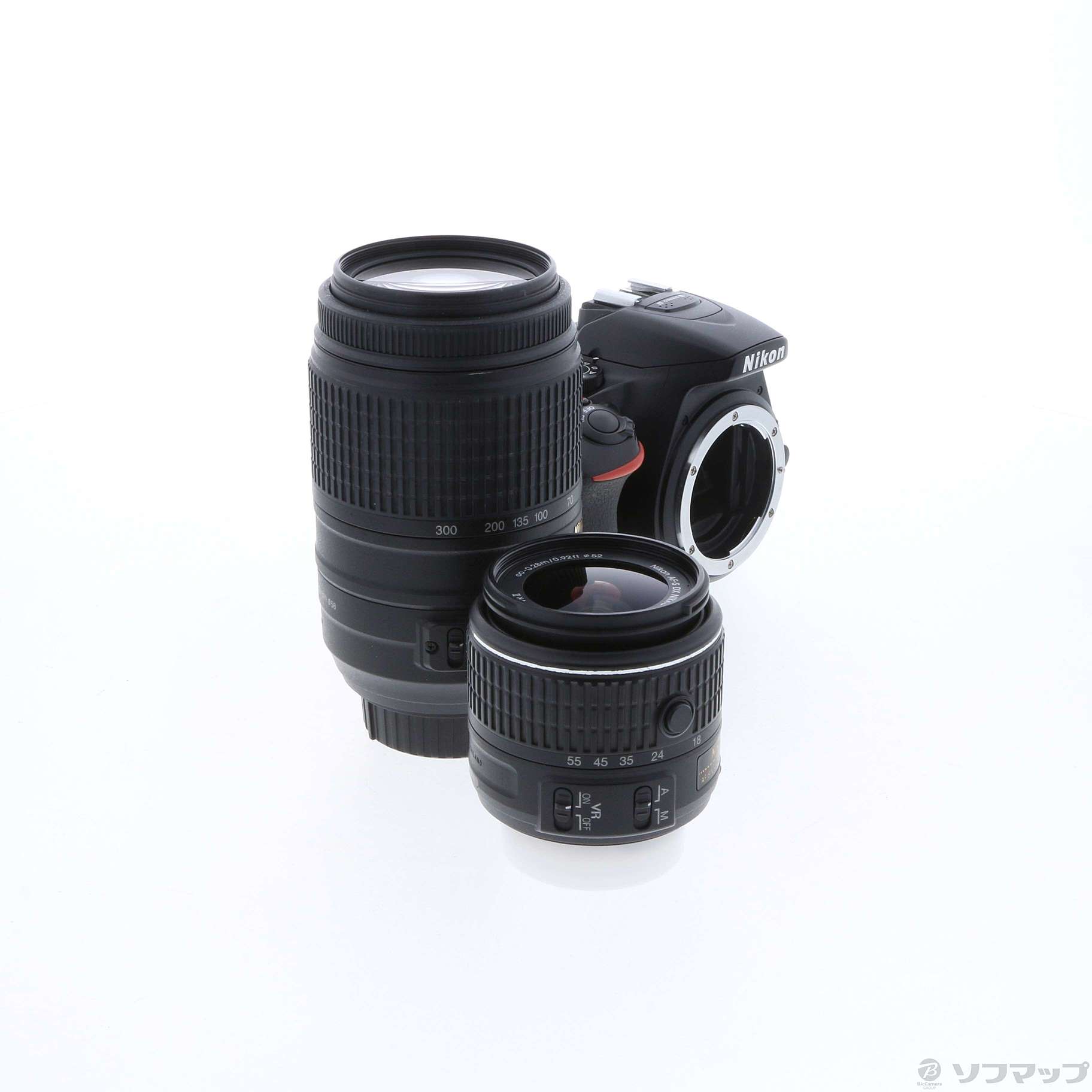 中古】NIKON D5500 ダブルズームキット ブラック ◇03/31(木)値下げ