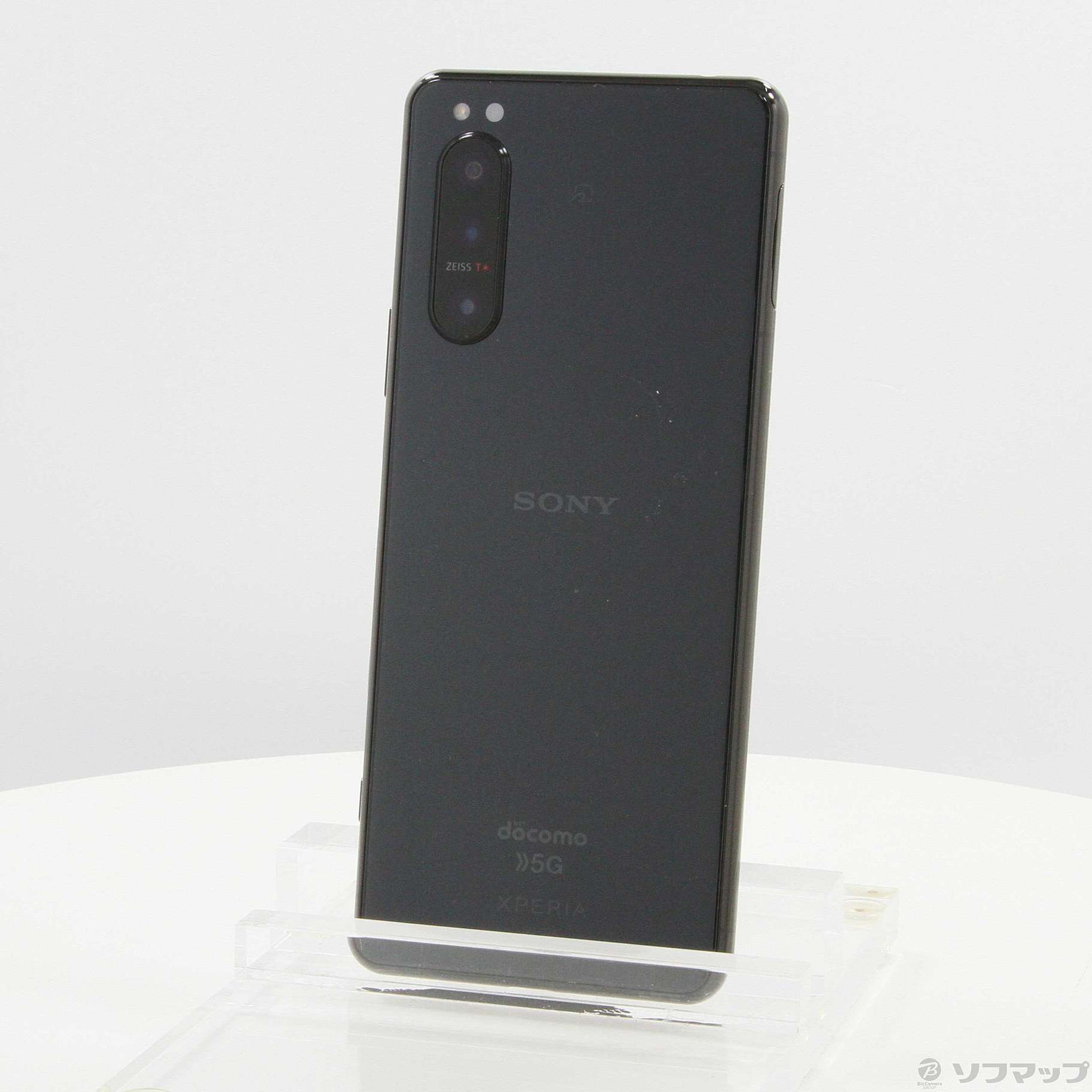 中古】Xperia 5 II 128GB ブラック SO-52A docomoロック解除SIMフリー