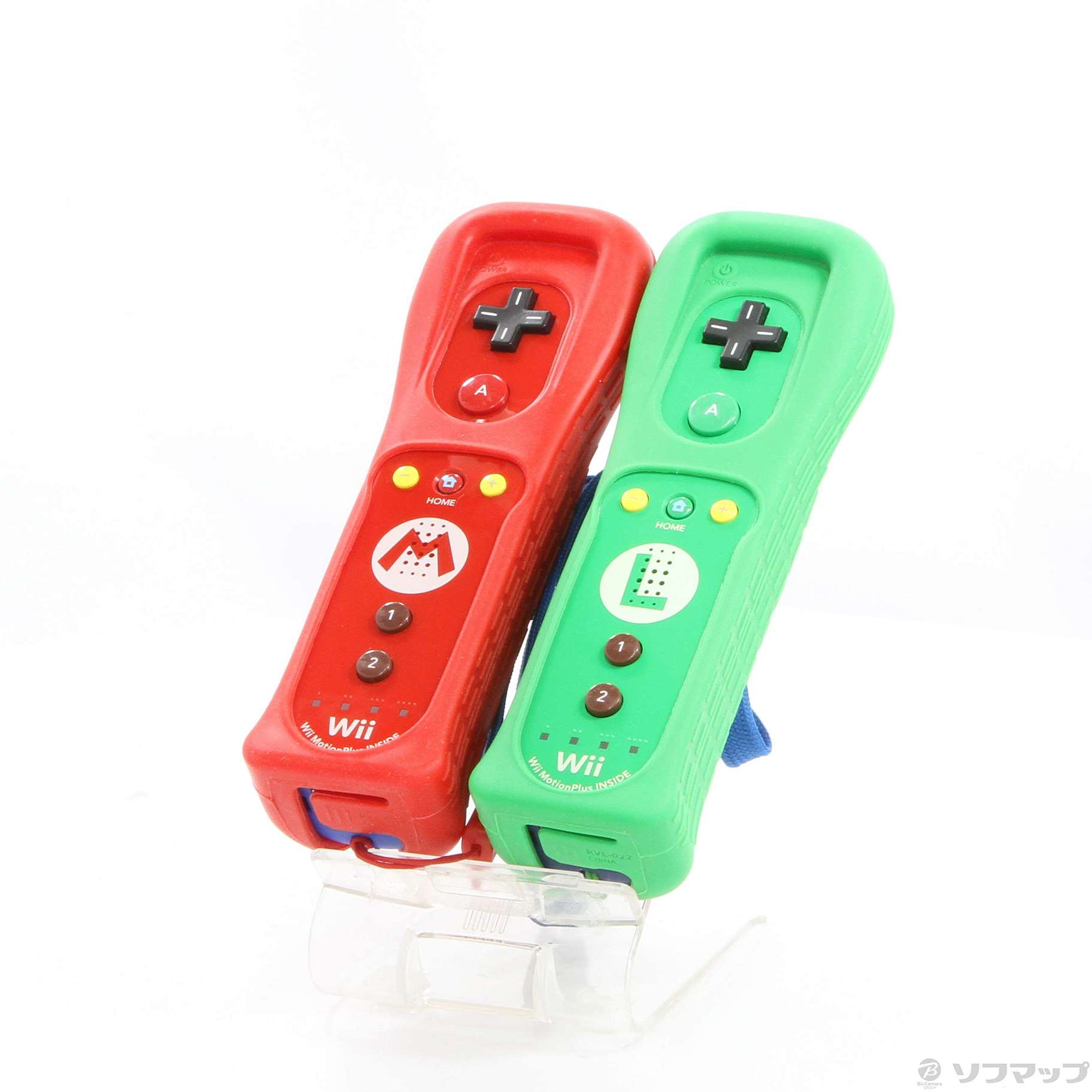 中古】Wiiリモコンプラスセット RVL-A-PN01 マリオ ルイージ