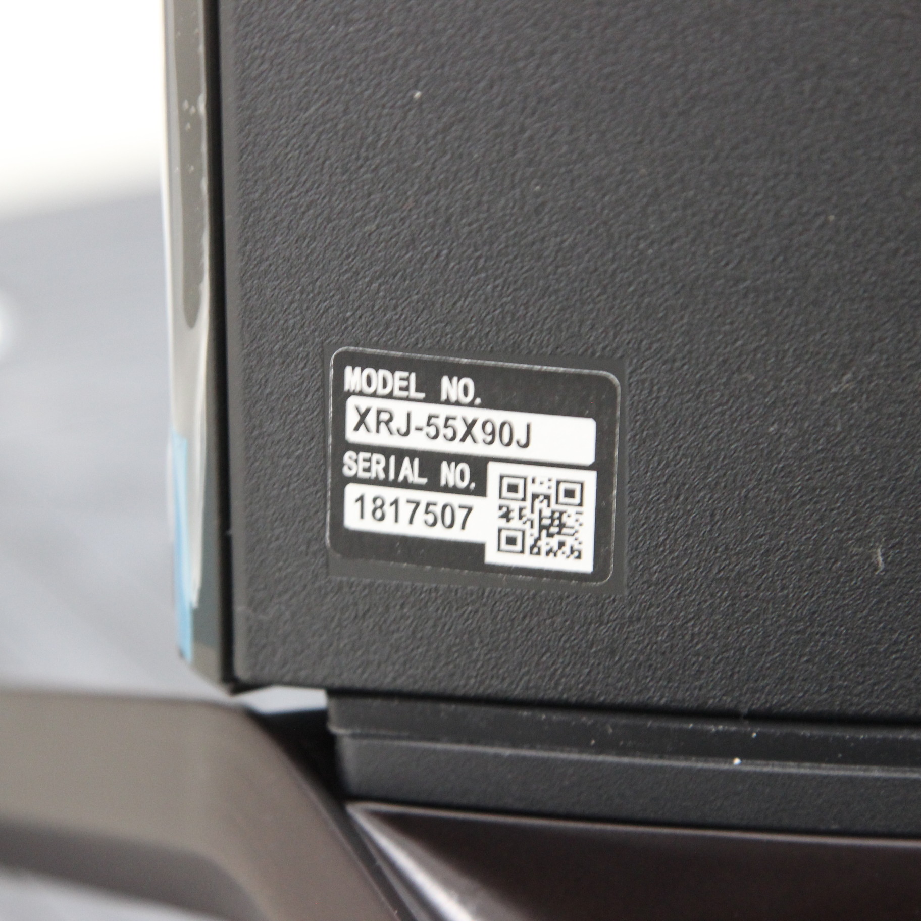 SONY BRAVIA XRJ-55X90J 中古美品 Sony BRAVIA XR-55X90J 55