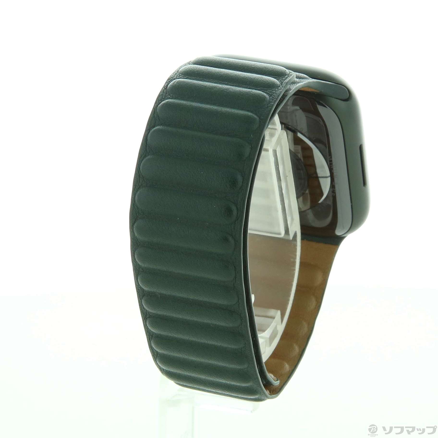 Apple Watch Series 7 GPS 45mm グリーンアルミニウムケース セコイアグリーンレザーリンク ◇03/04(金)値下げ！