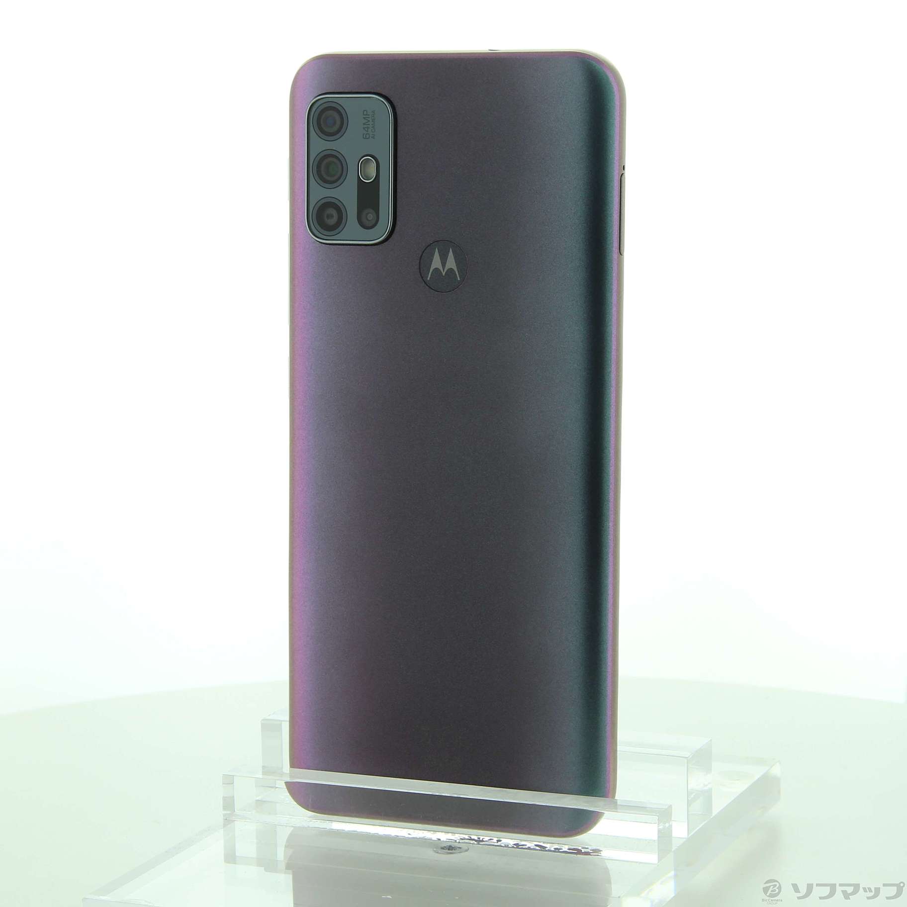 中古】moto g30 128GB パステルスカイ PAML0005JP SIMフリー