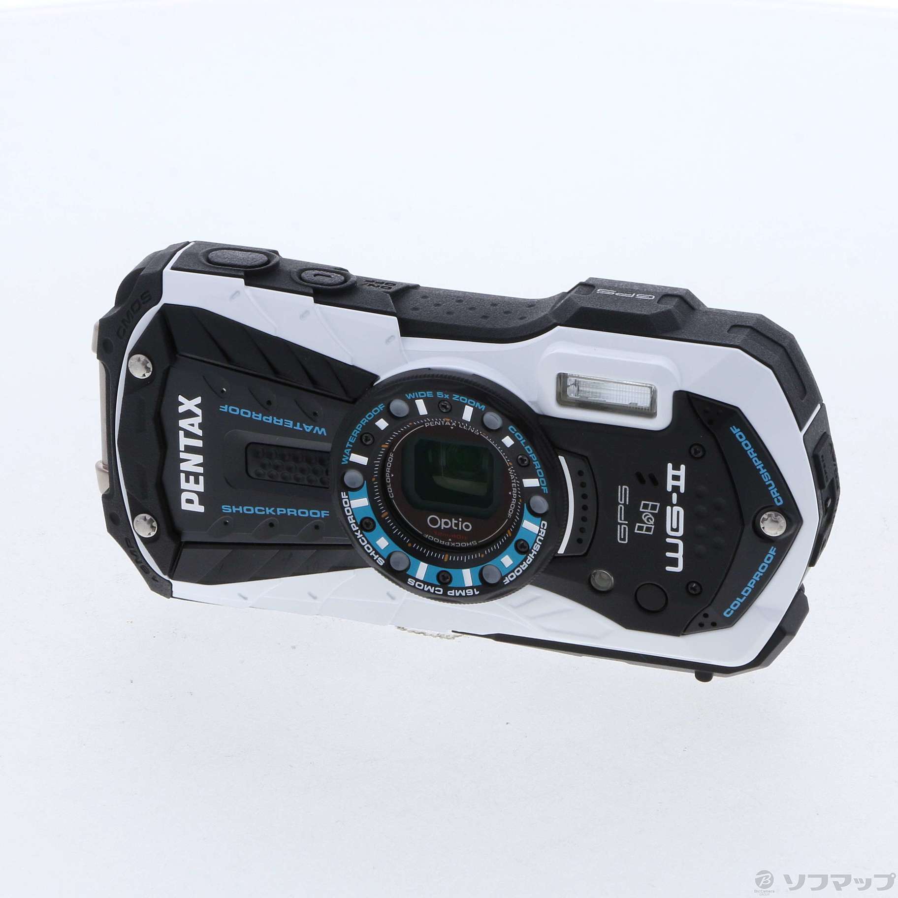 Optio WG-2 GPS (1600万画素／5倍／防水／グロスホワイト／SDXC) ◇03/23(水)新入荷！