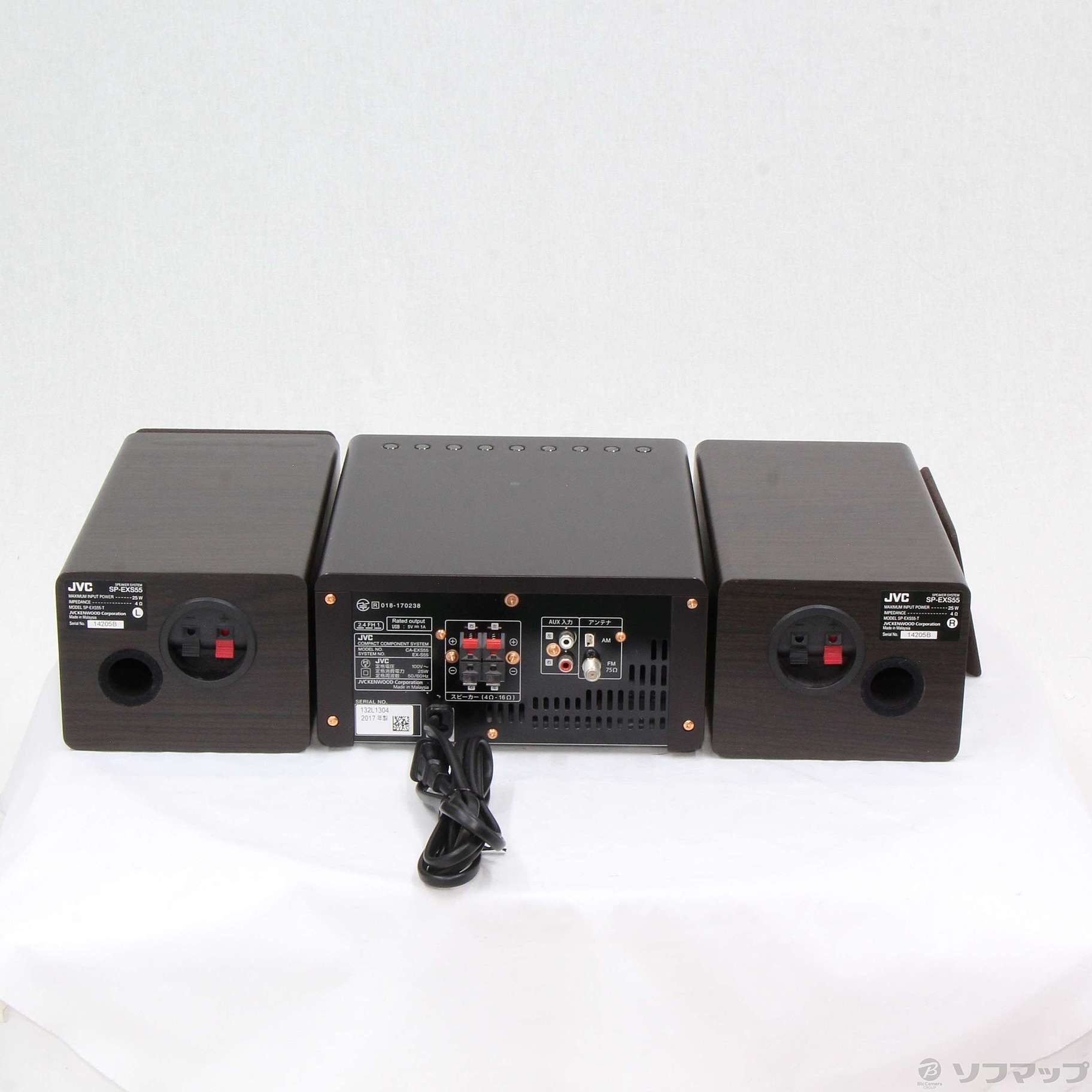JVC コンパクトコンポーネントシステム EX-S55 - オーディオ機器