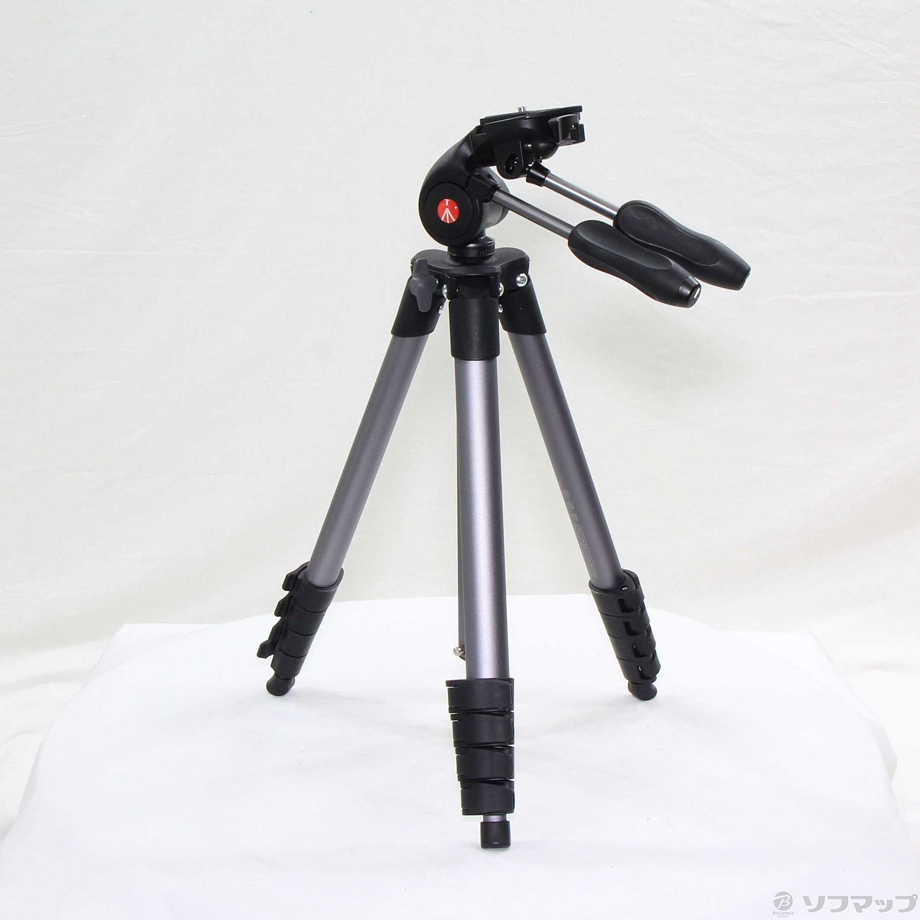 中古】COMPACTアドバンス三脚5段 3ウェイ フォトキット ブラック