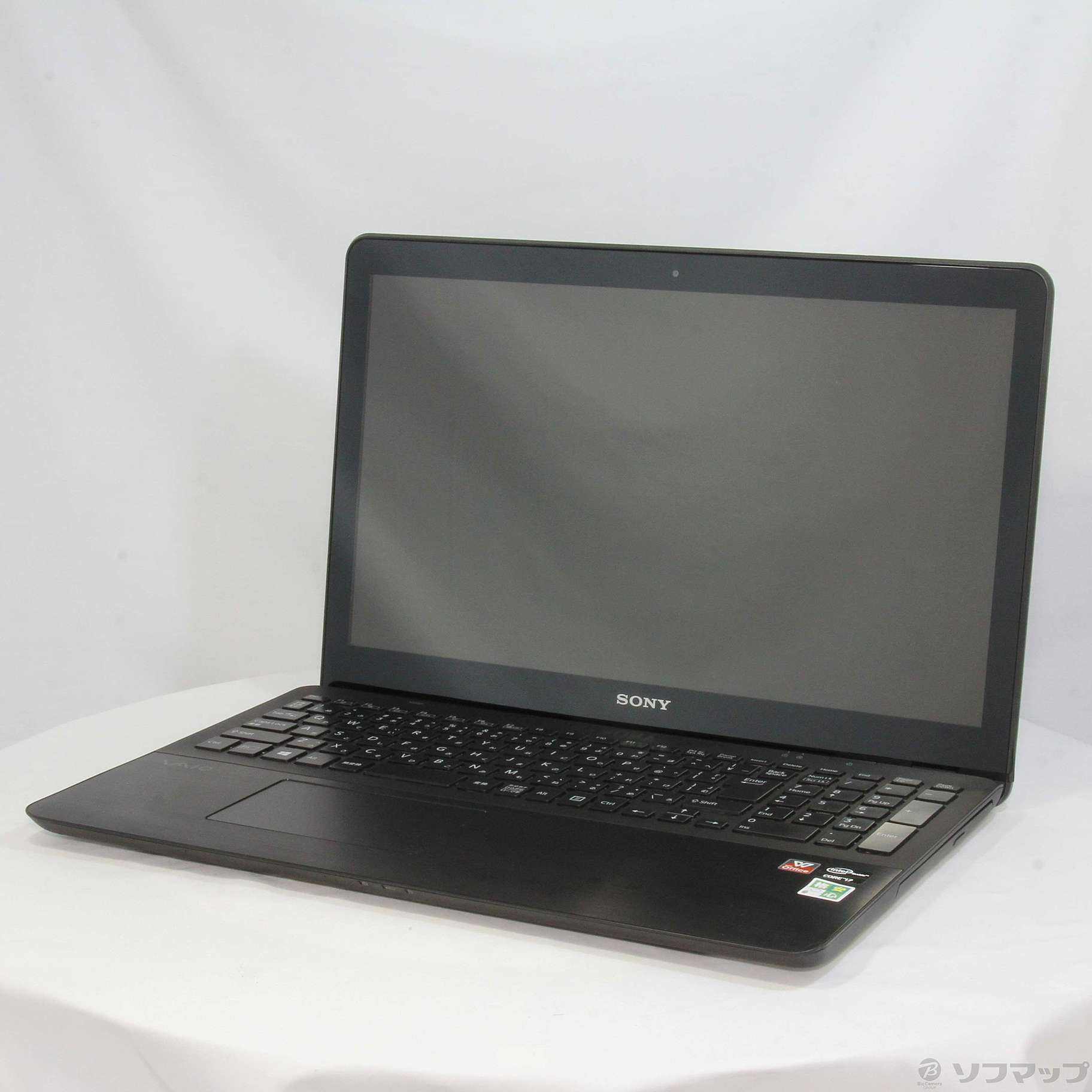 中古】格安安心パソコン VAIO Fit 15 SVF15A18CJB ブラック