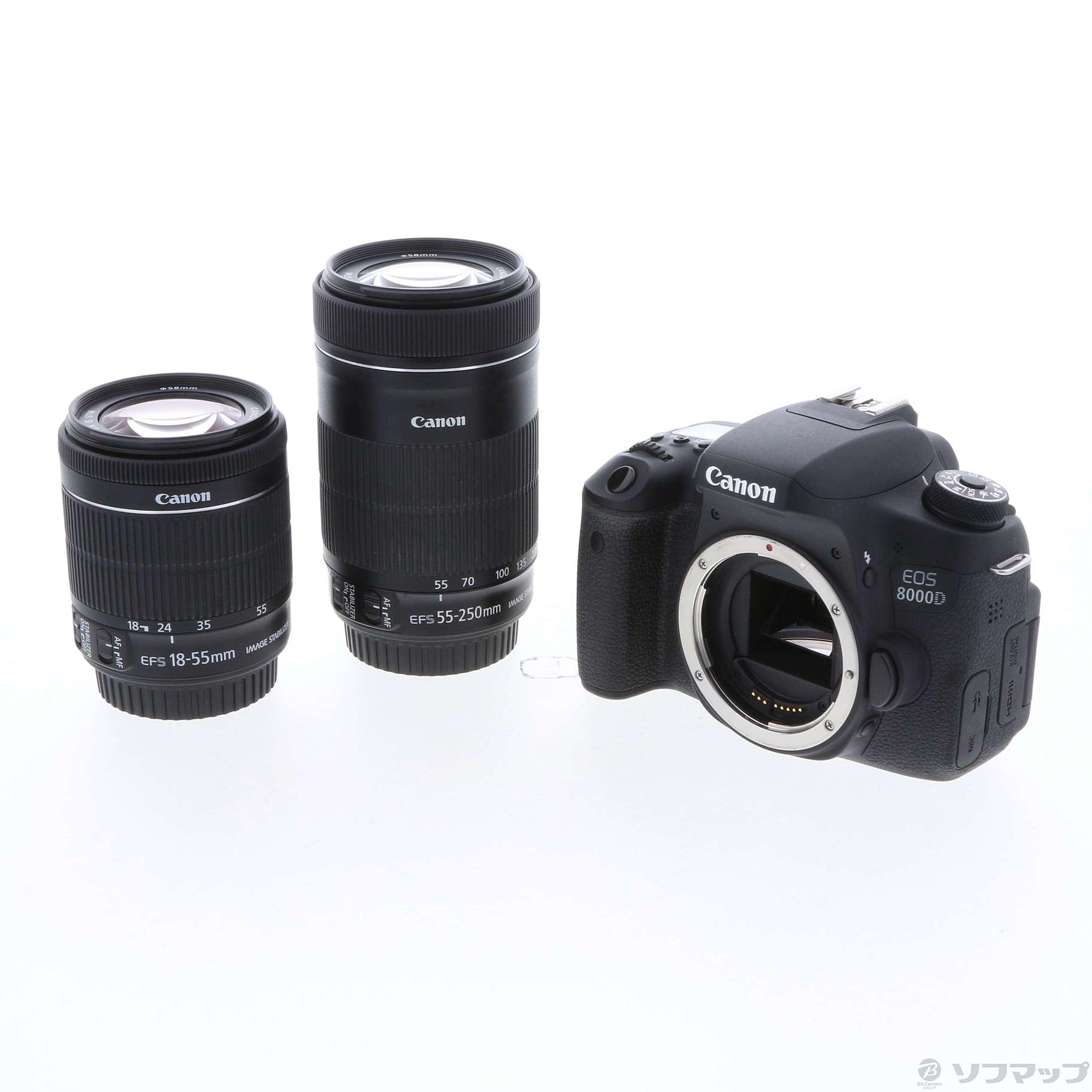 Canon EOS 8000D (W) ダブルズームキット - www.sorbillomenu.com