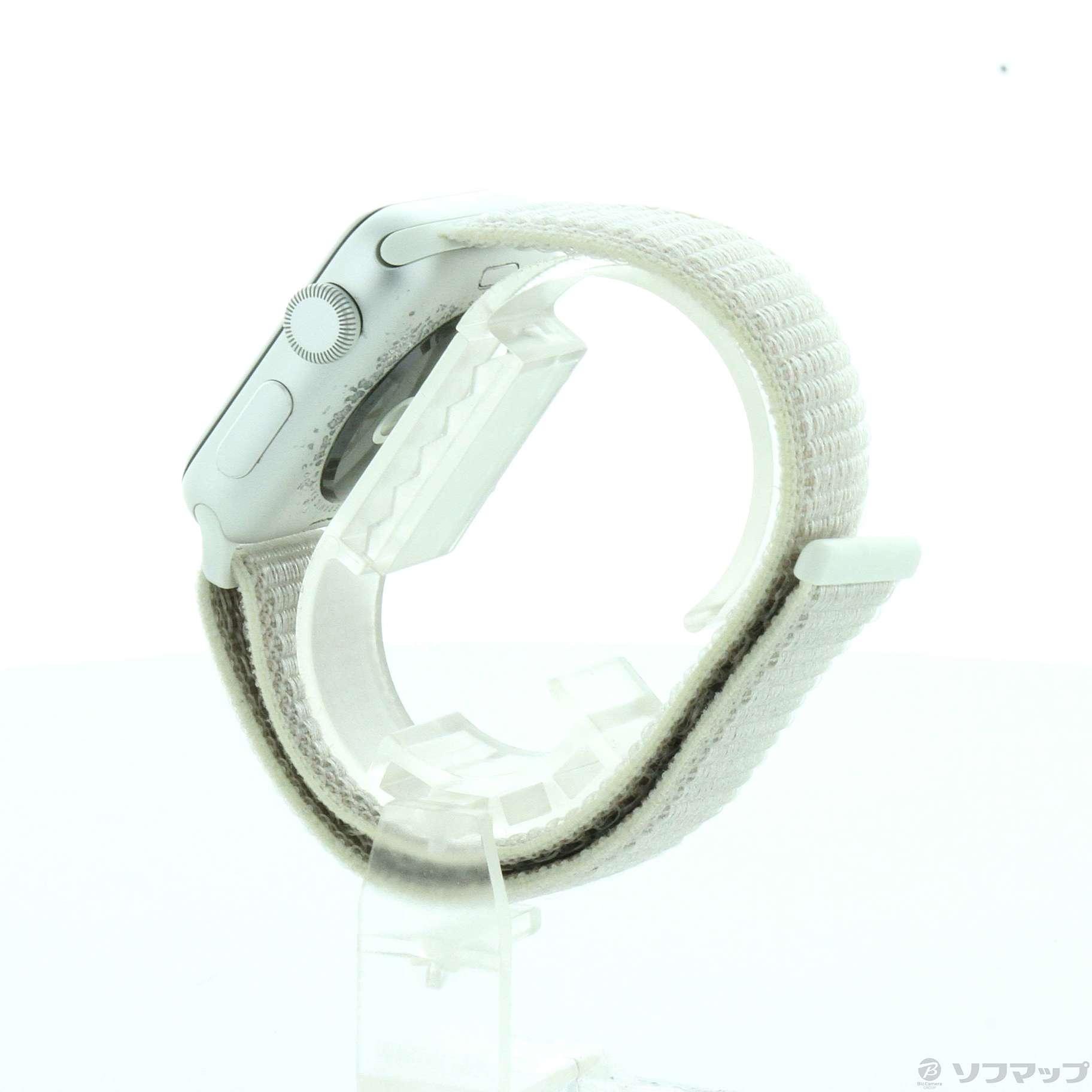 Apple Watch Series 2 38mm シルバーアルミニウムケース パールウーブンナイロン
