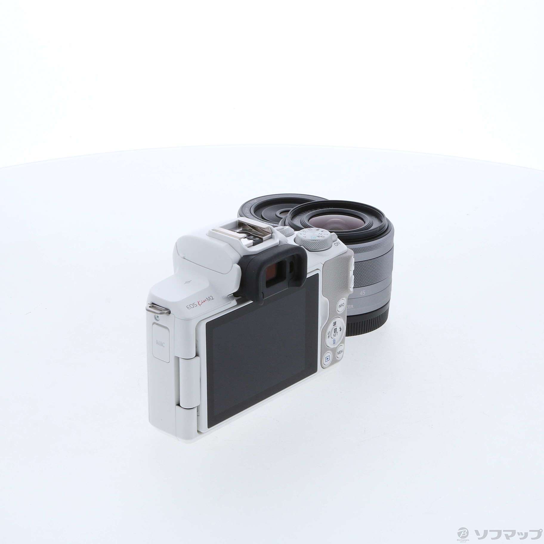 中古】EOS Kiss M2 ダブルレンズキット ホワイト ◇07/09(土)値下げ 