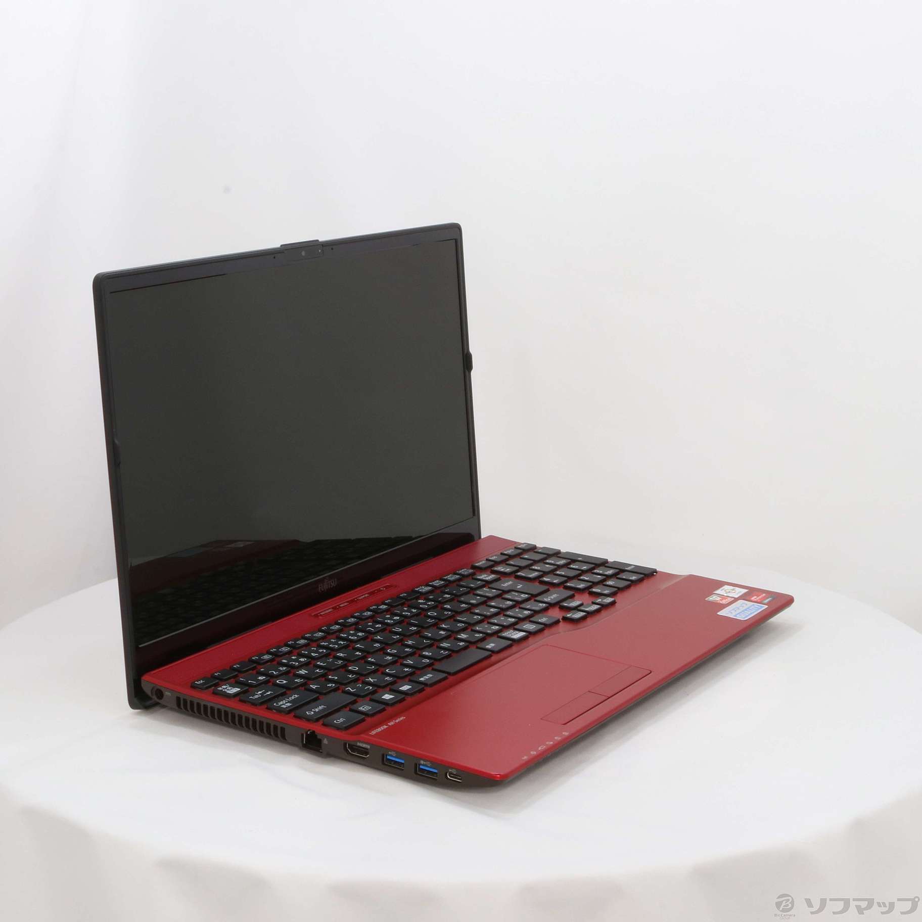 中古】LIFEBOOK AH56／J FMVA56JR ルビーレッド 〔Windows 10
