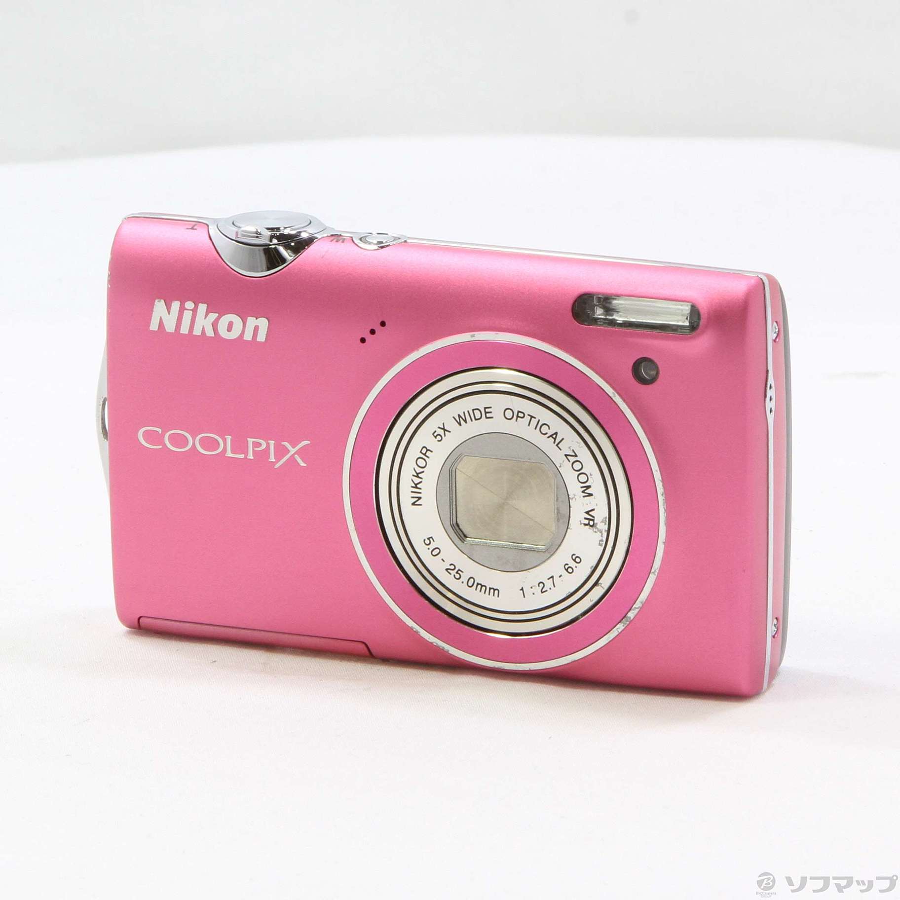 Nikon デジタルカメラ COOLPIX S5100 ホットピンクUSBケーブル