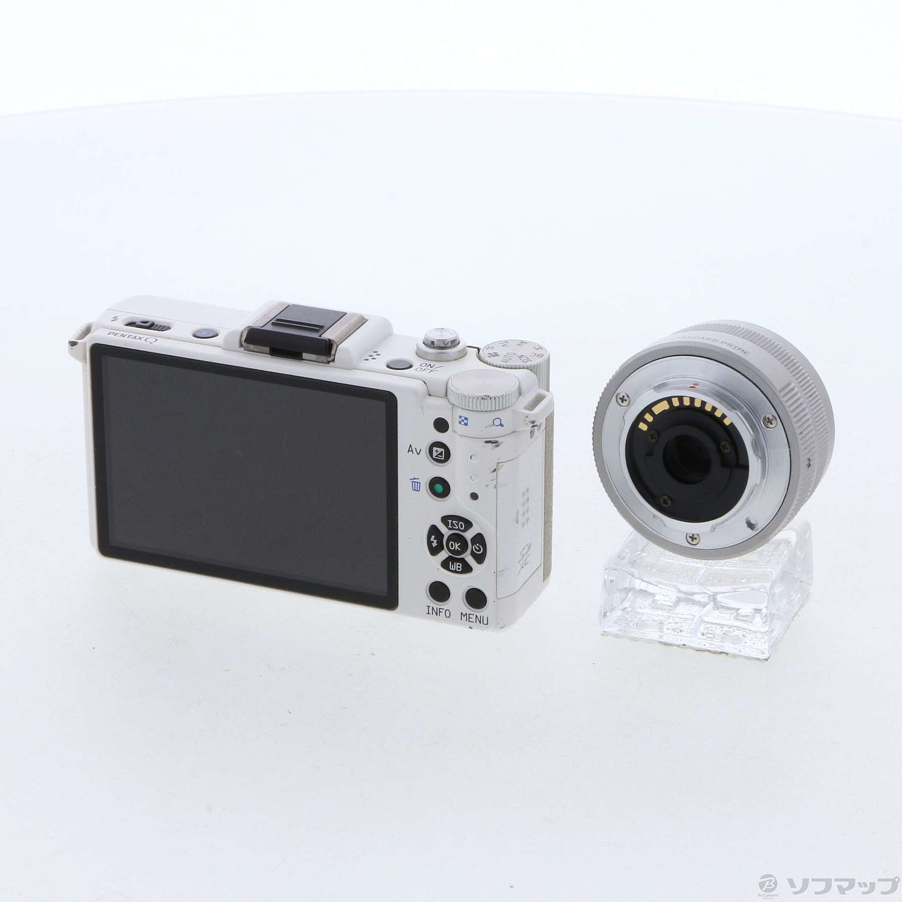 中古】PENTAX Q レンズキット (1240万画素／ホワイト／SDXC) ◇03/25(金)値下げ！ [2133038555803] -  リコレ！|ビックカメラグループ ソフマップの中古通販サイト