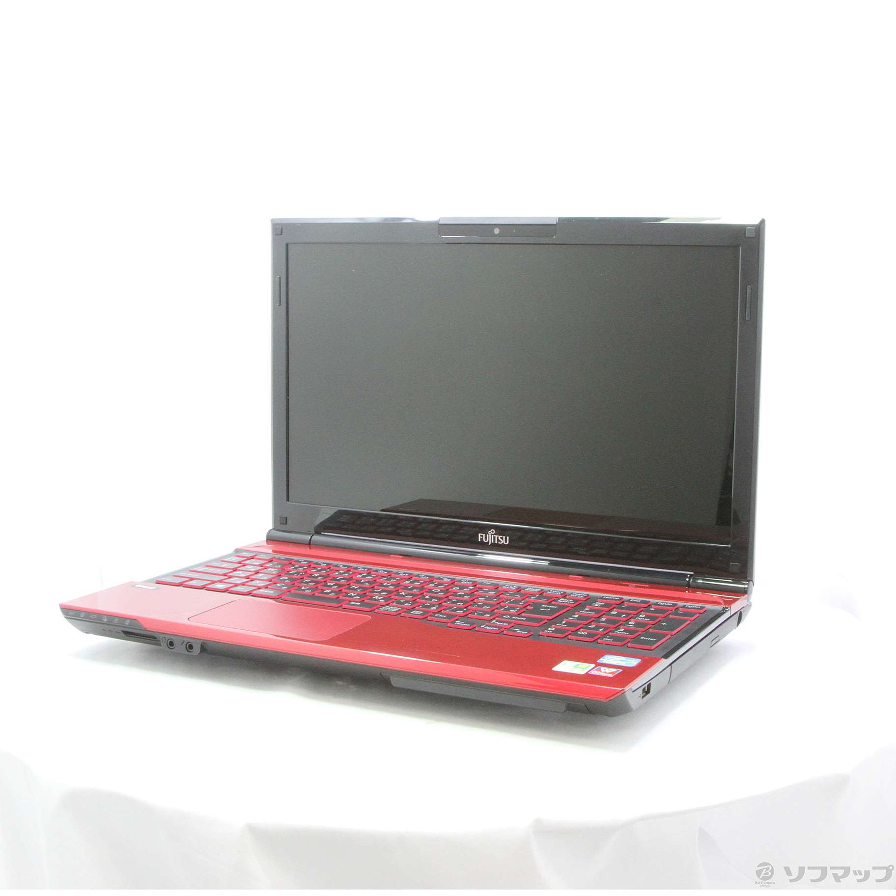 中古】格安安心パソコン LIFEBOOK AH56／J FMVA56JR ルビーレッド