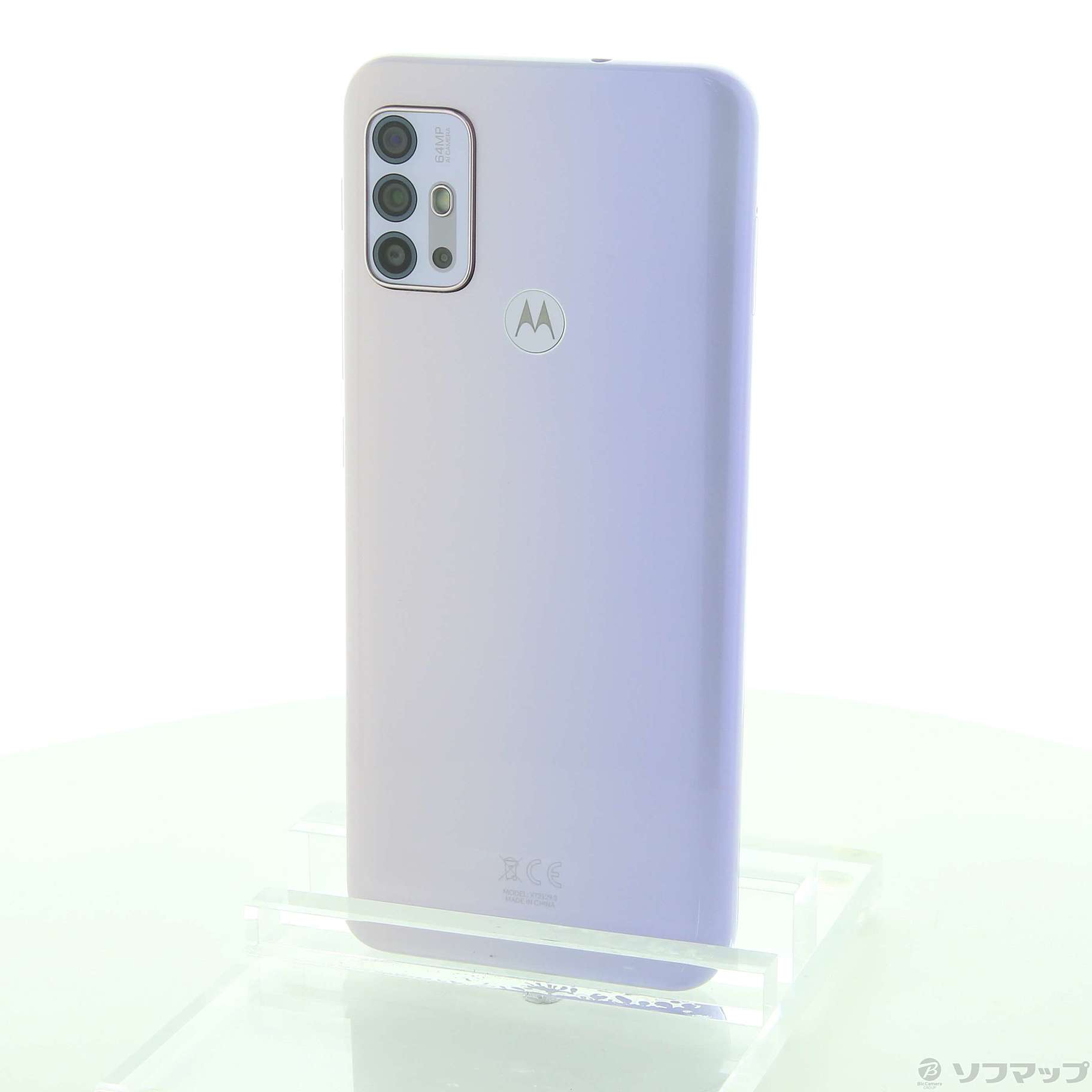 モトローラmoto g30 パステルスカイ 中古】〔展示品〕 moto g30 128GB