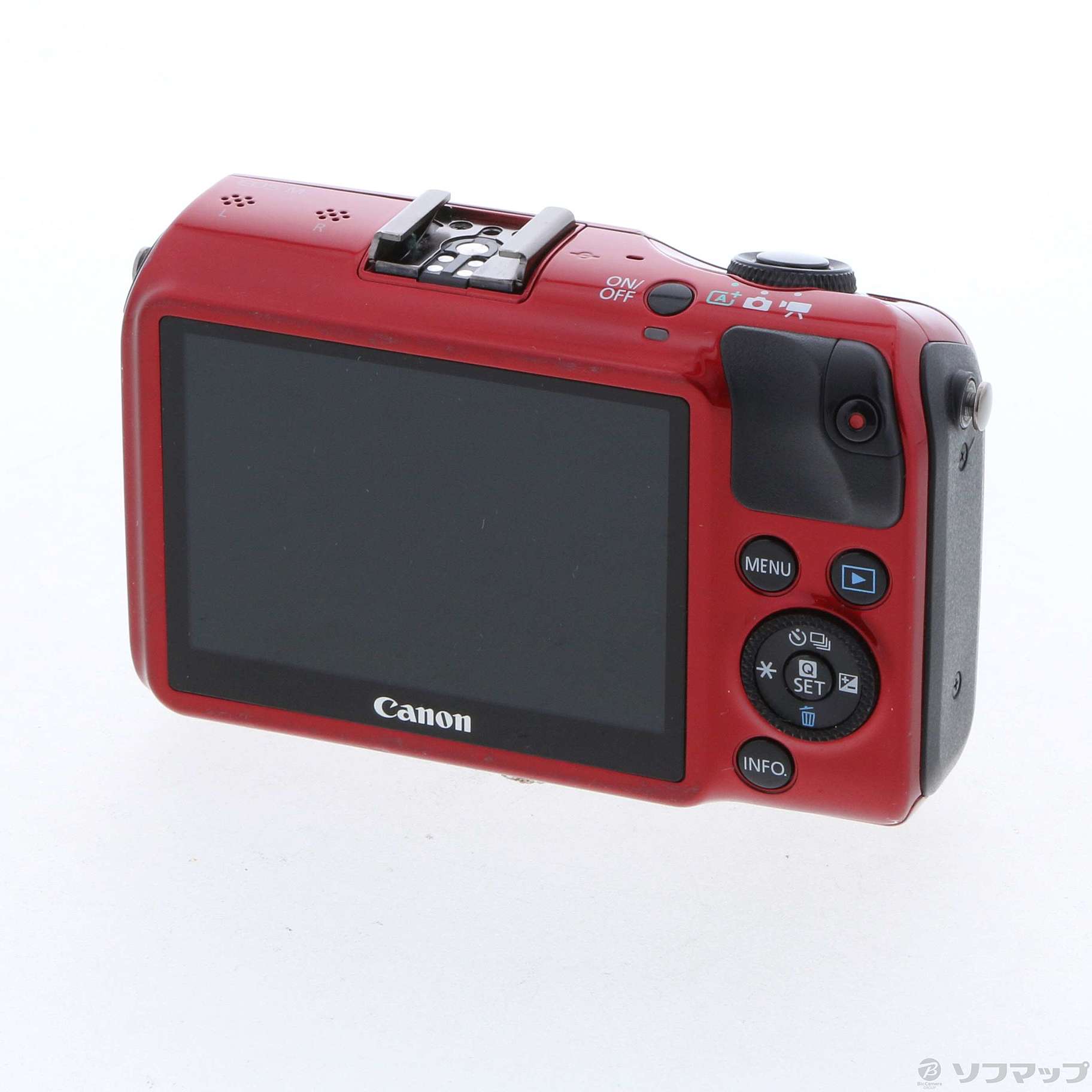 中古】EOS M ボディ (1800万画素／SDXC／レッド) [2133038681328