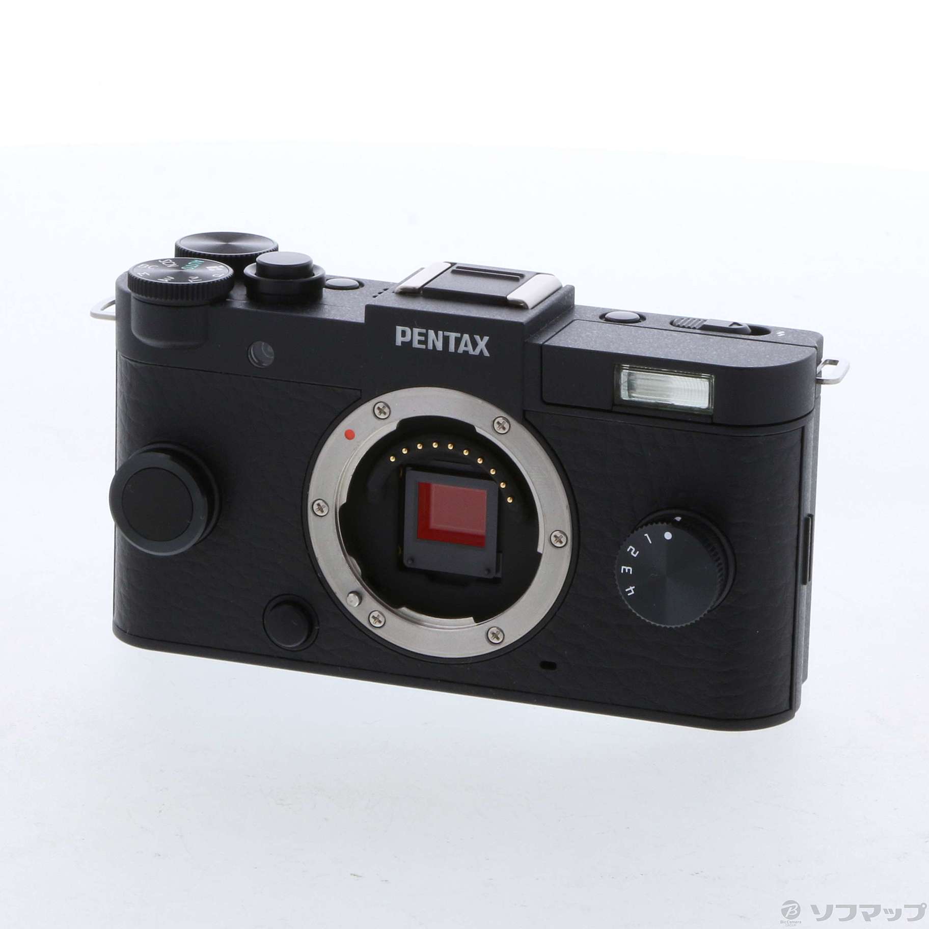 PENTAX Q−S1 ボディ BLACK/BLACK + Qマウントレンズ - デジタルカメラ