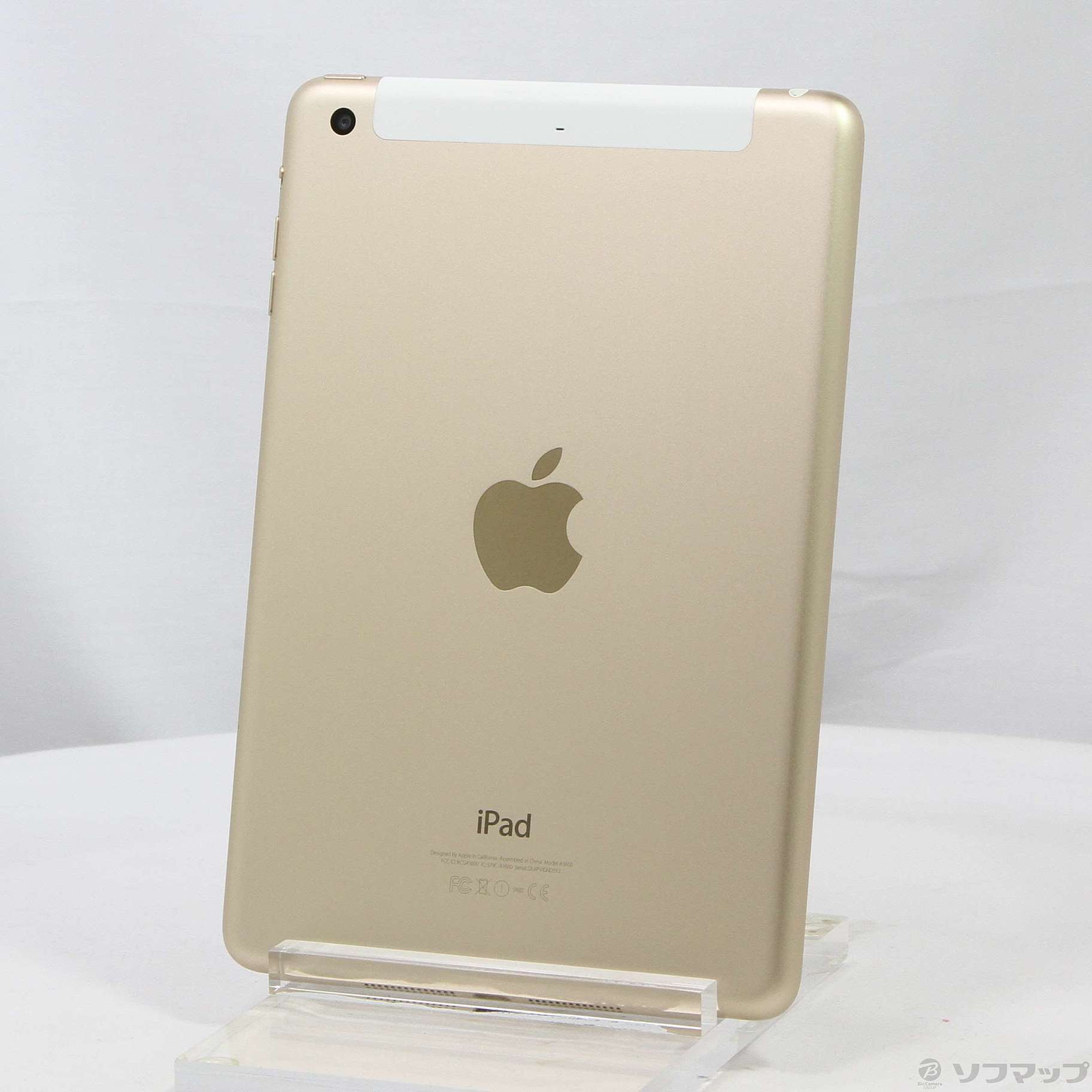 中古】iPad mini 3 16GB ゴールド MGYR2J／A au [2133038742517