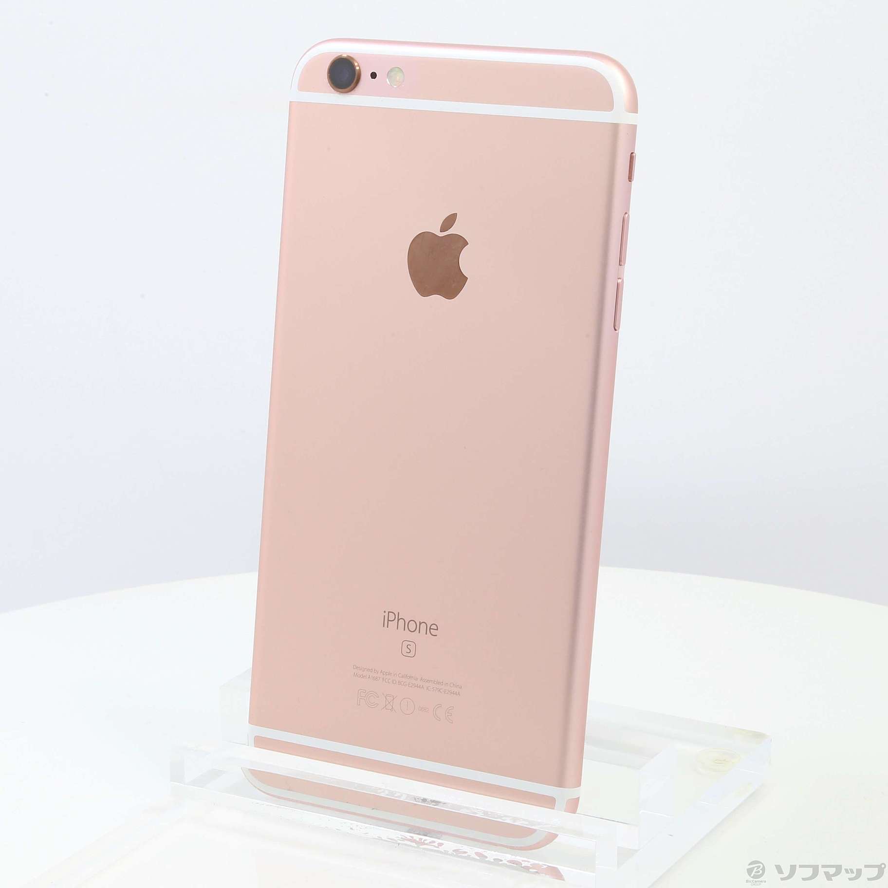 中古】iPhone6s Plus 16GB ローズゴールド MKU52J／A SIMフリー