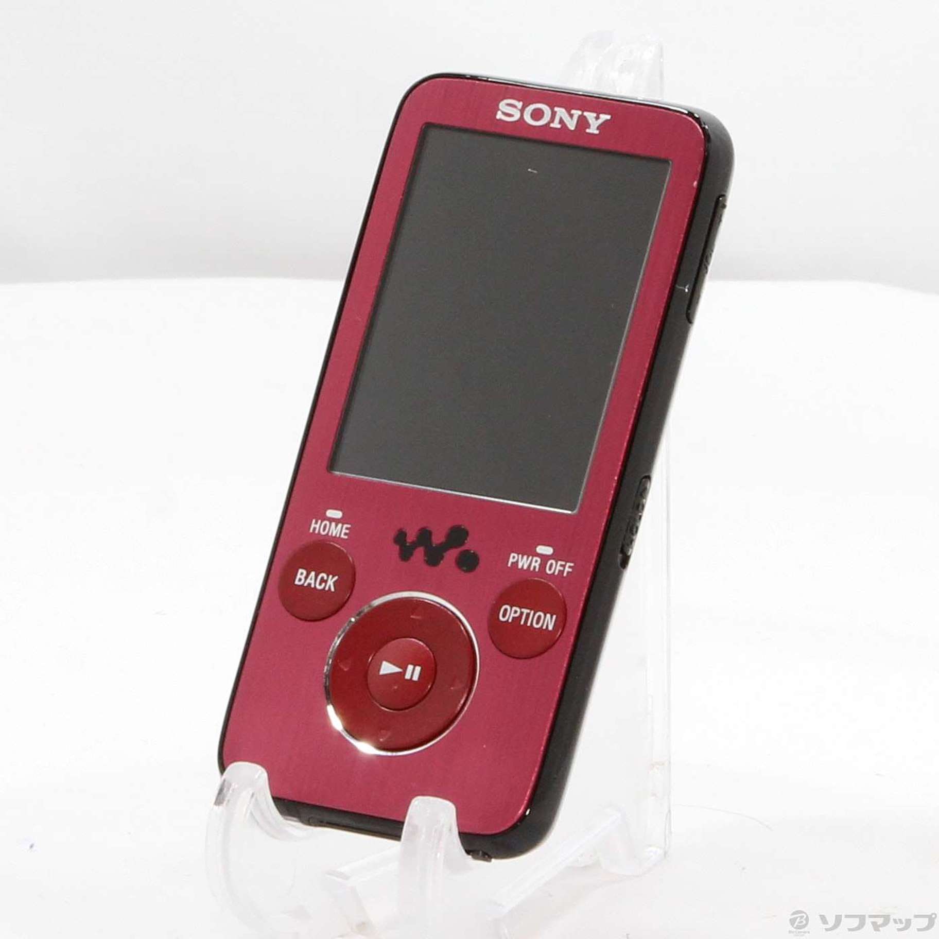 中古】WALKMAN Sシリーズ メモリ8GB レッド NW-S738F [2133038795346