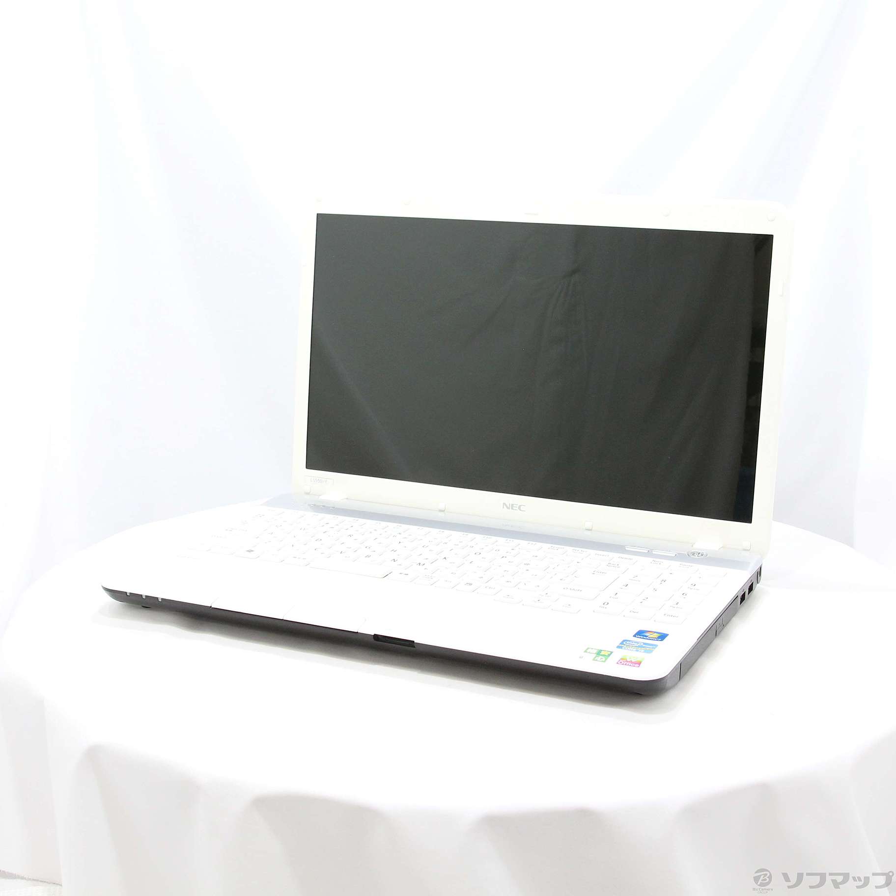 格安安心パソコン LaVie S LS550／FS6W PC-LS550FS6W エクストラホワイト