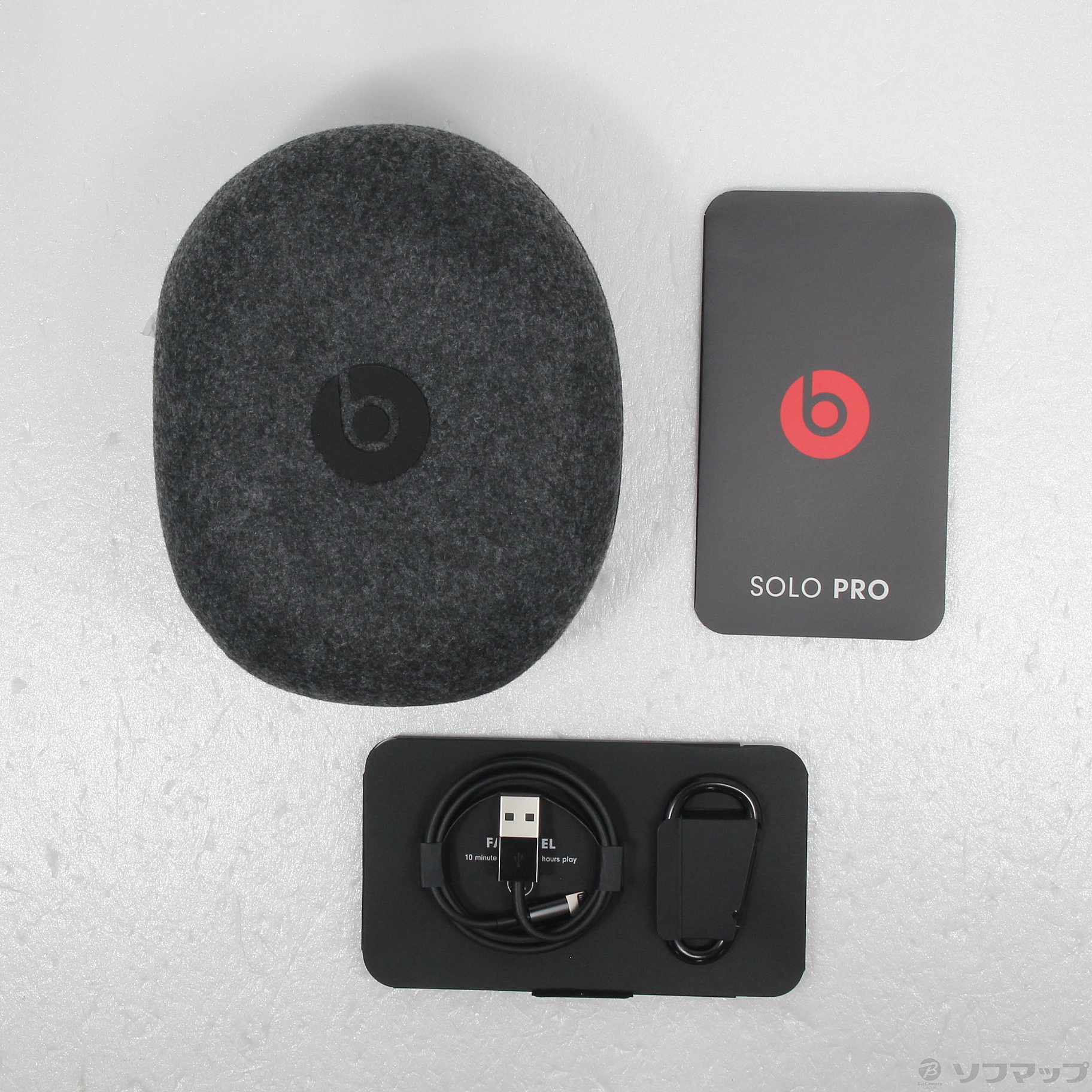 中古】〔展示品〕 Beats Solo Pro Wireless グレー MRJ82PA／A