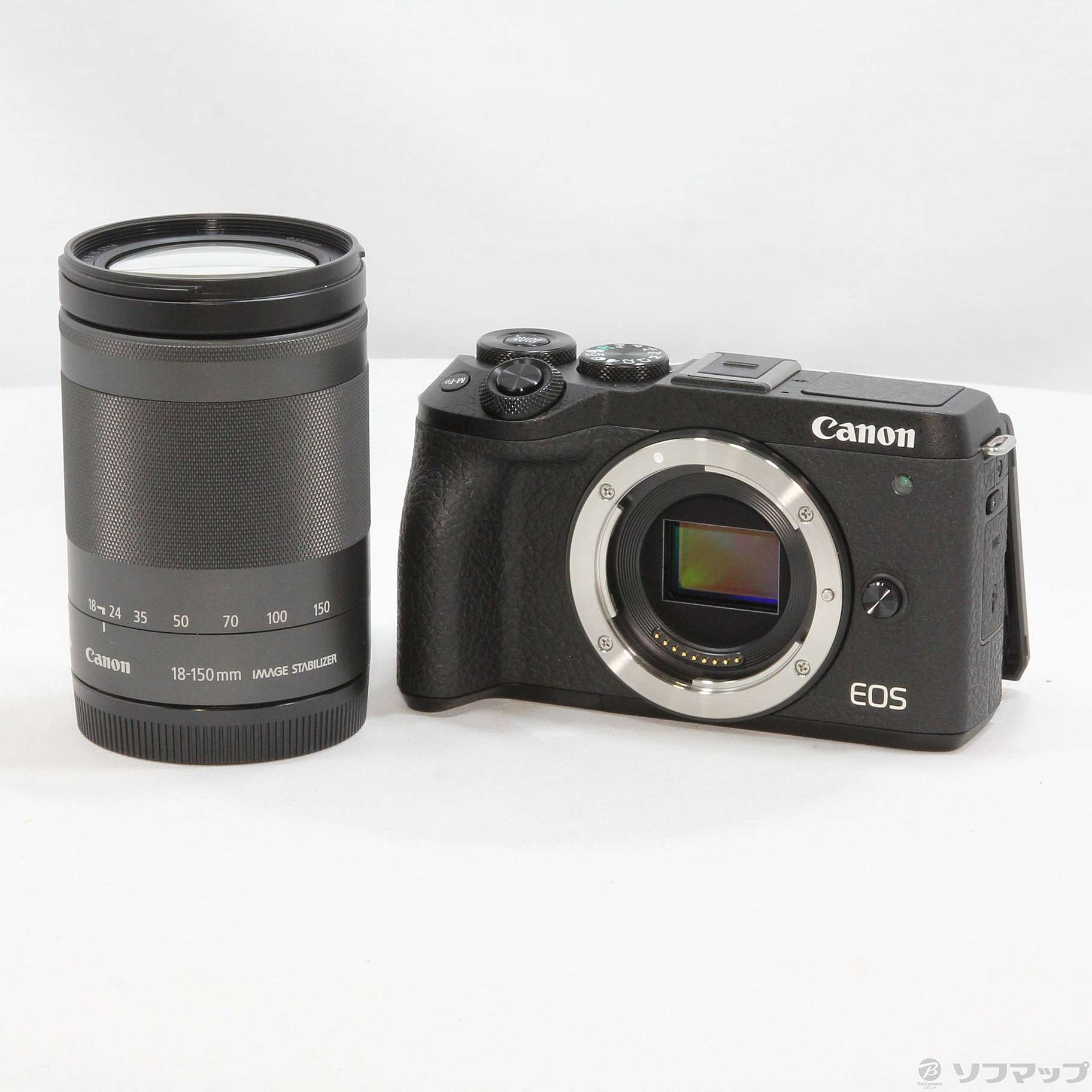 中古】〔展示品〕 EOS M6 Mark II EF-M18-150 IS STM EVFキット