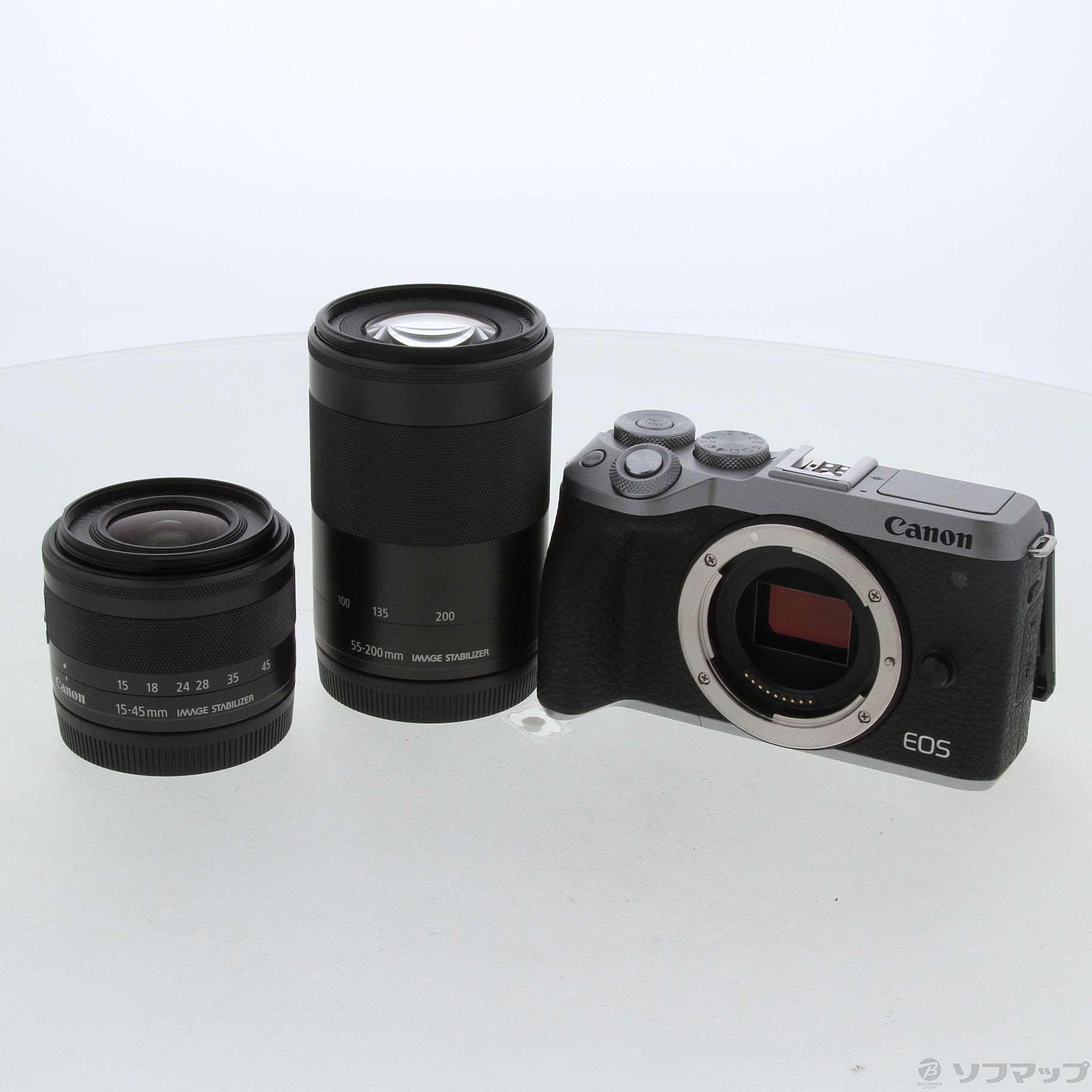 中古】〔展示品〕 EOS M6 Mark II ダブルズームキット シルバー ◇06/18(土)値下げ！ [2133038815150] -  リコレ！|ビックカメラグループ ソフマップの中古通販サイト