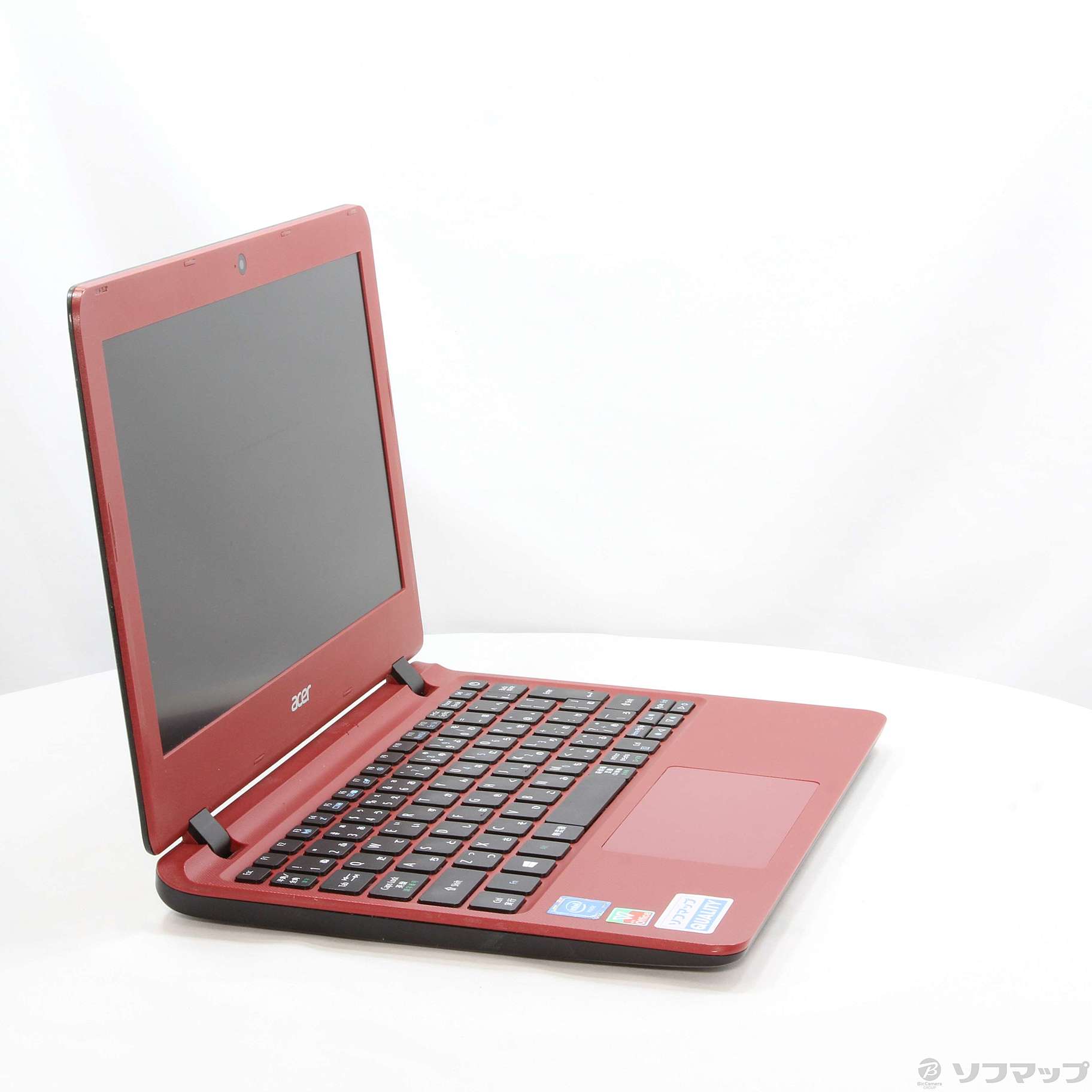 中古】Aspire ES 11 ES1-132-F14D／R ローズウッドレッド 〔Windows 10 