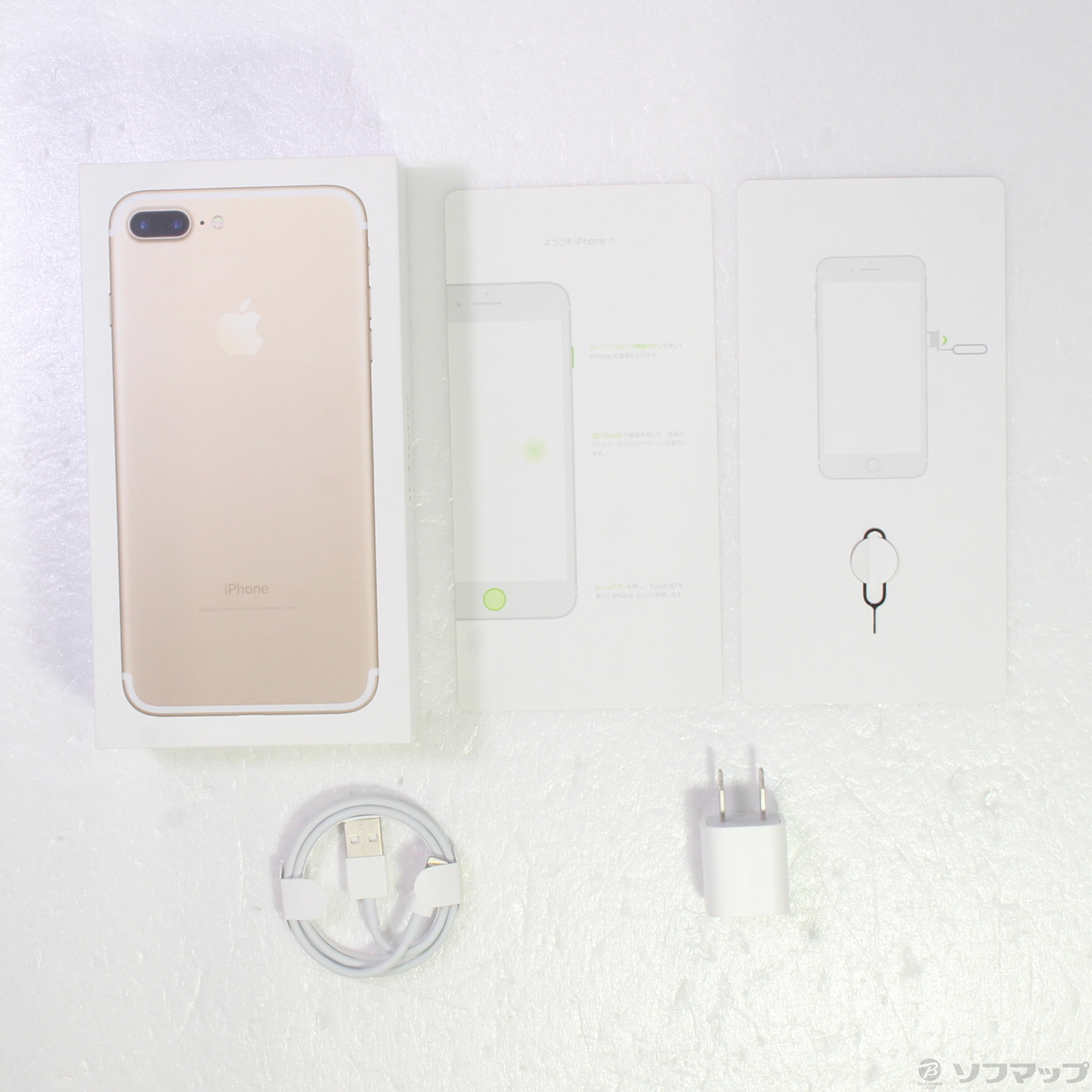 中古】iPhone7 Plus 128GB ゴールド MN6H2J／A SIMフリー