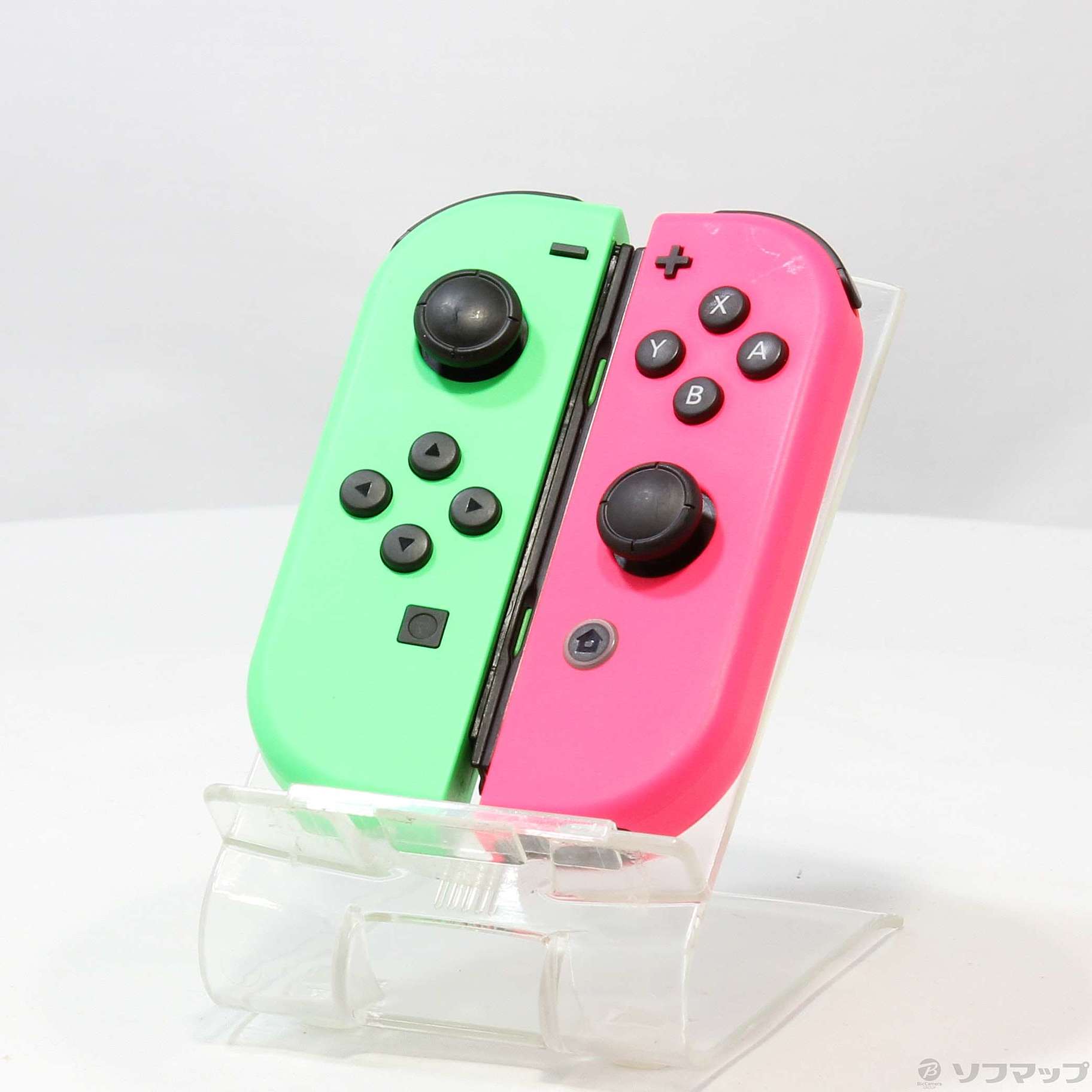 上質風合い 156 Nintendo Switch ジョイコン グリーン ピンク ネオン 