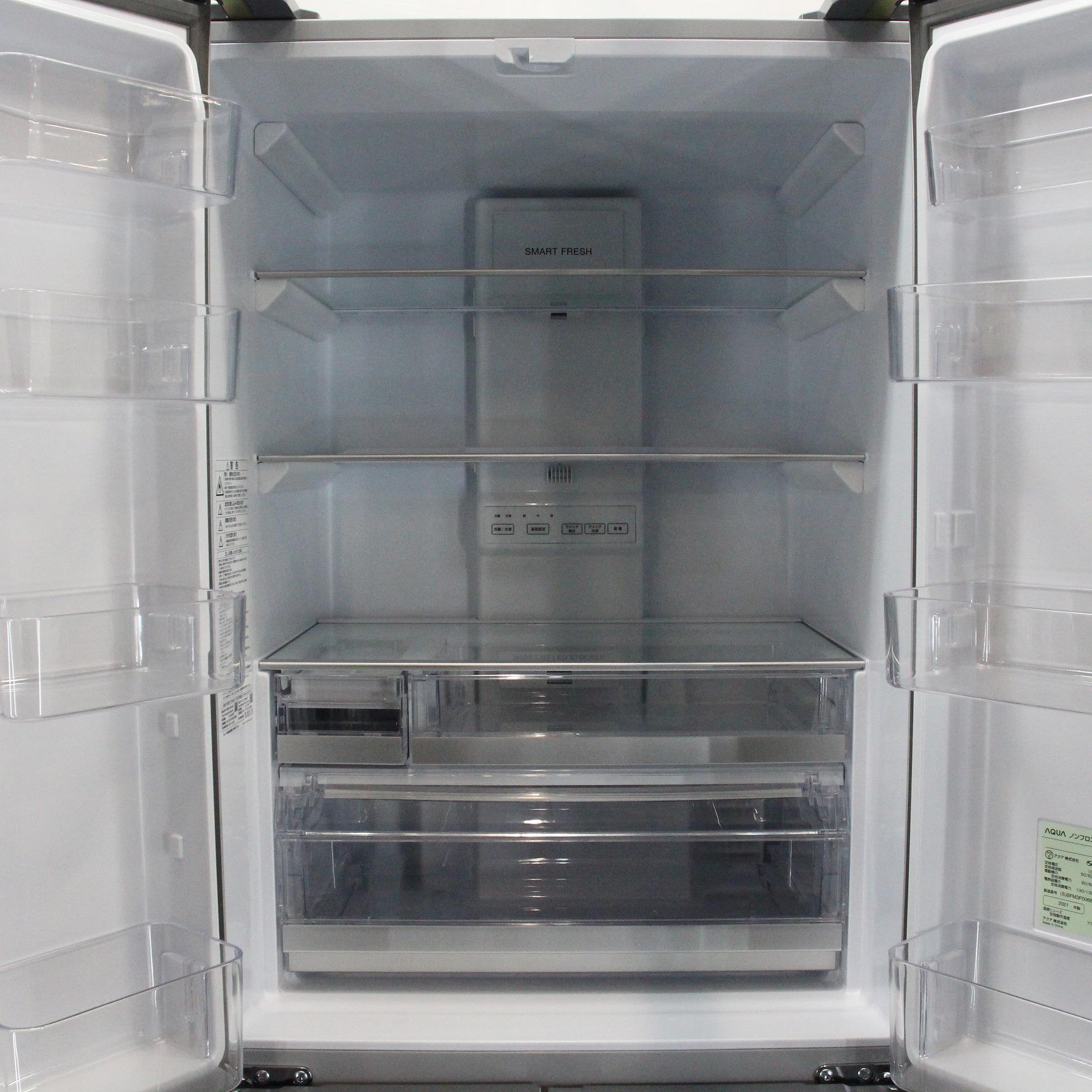 中古】〔展示品〕 冷蔵庫 TZシリーズ サテンシルバー AQR-TZ42K