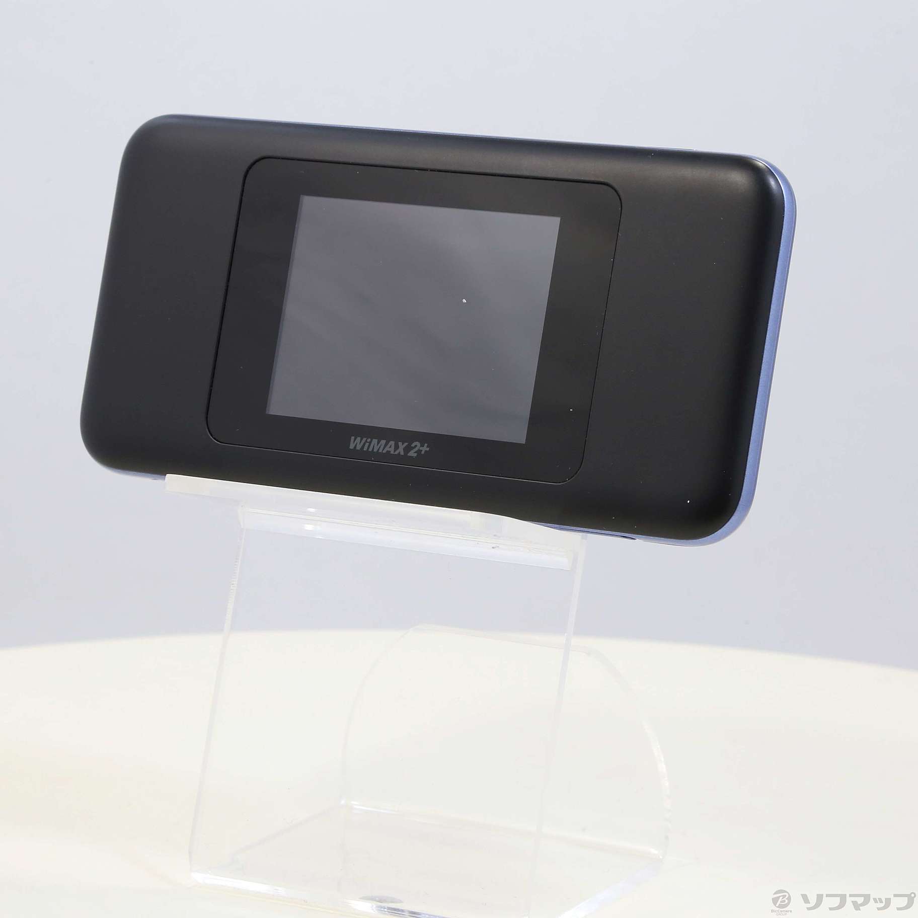 中古】Speed Wi-Fi NEXT W06 HWD37SKA ブラック×ブルー au