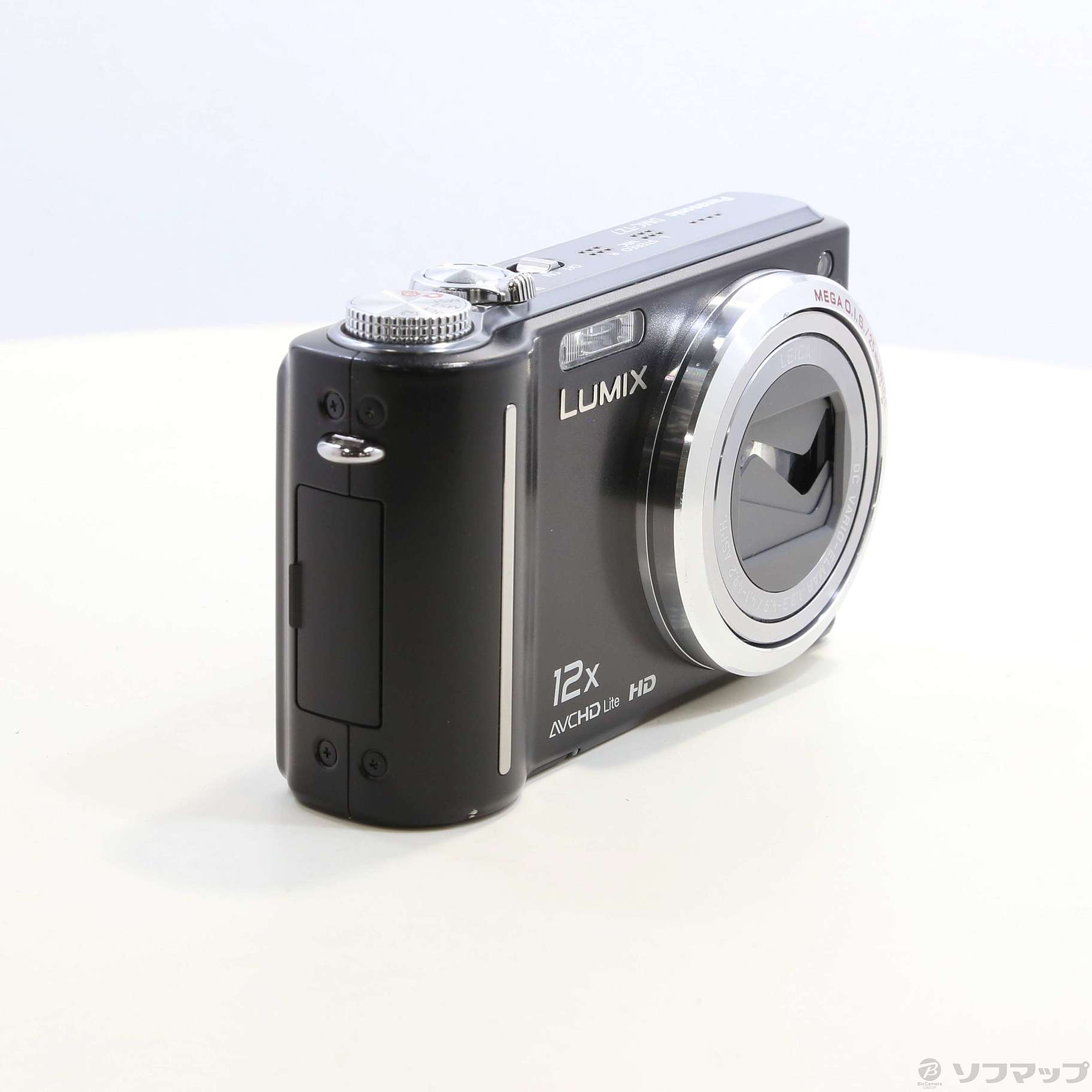 中古】LUMIX DMC-TZ7-K 1010万画素／12倍ズーム／ブラック 