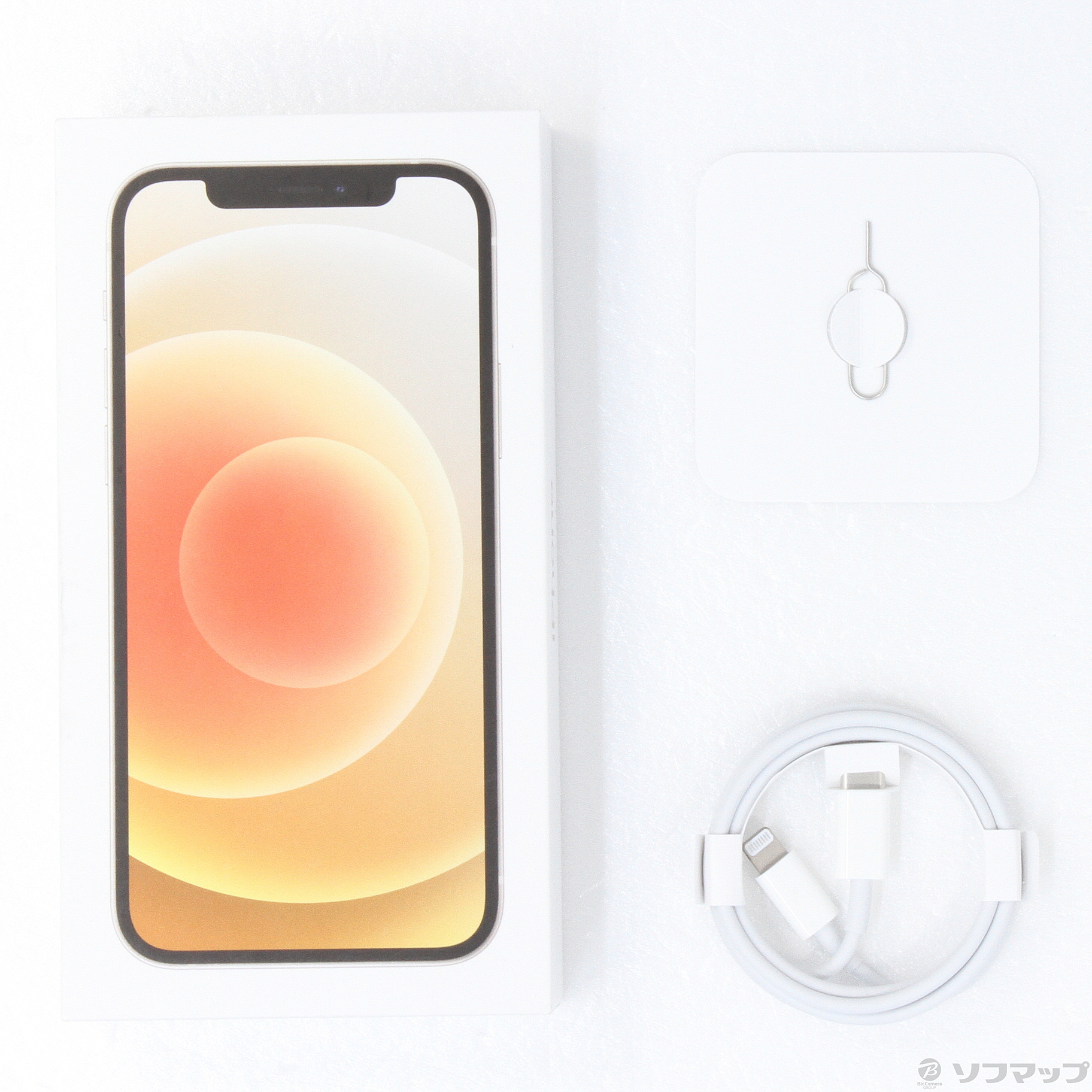中古】セール対象品 iPhone12 64GB ホワイト MGHP3J／A SIMフリー ◇04