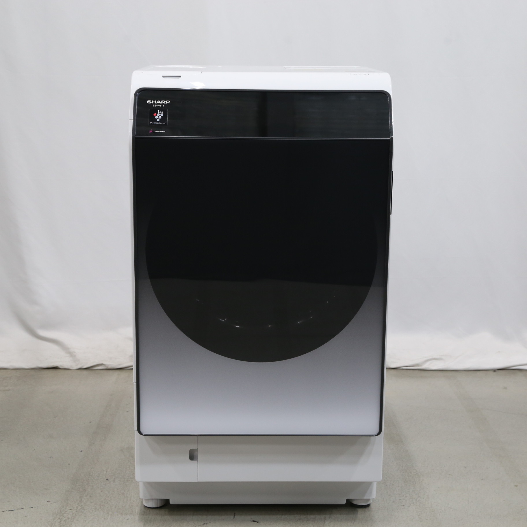美品】SHARP ES-W112-SR ドラム式洗濯乾燥機 - 洗濯機