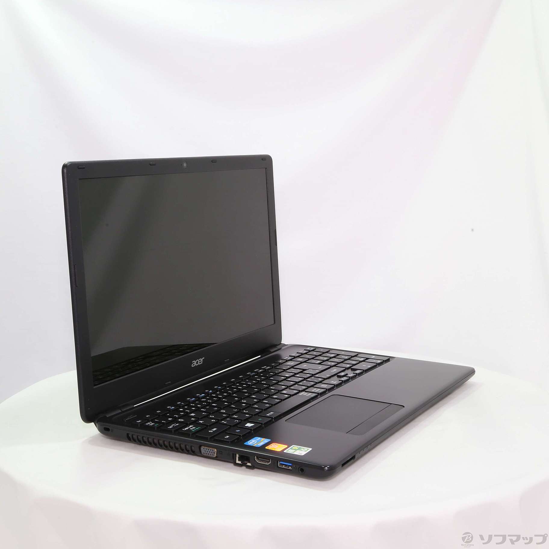 中古】格安安心パソコン Aspire E1 E1-570-F34D／K ブラック