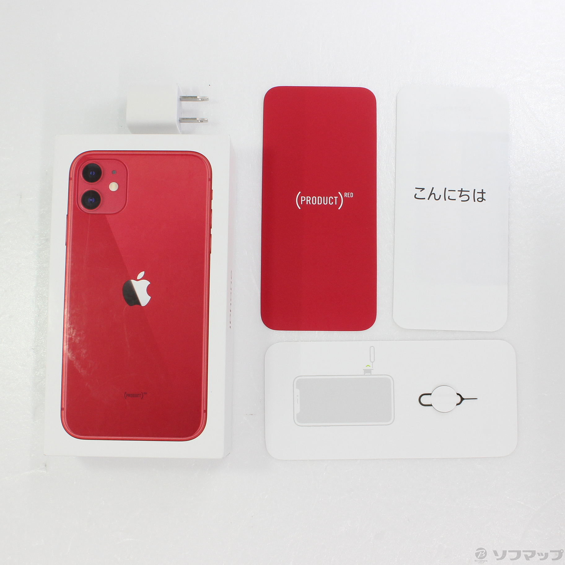 中古】セール対象品 iPhone11 64GB プロダクトレッド MWLV2J／A